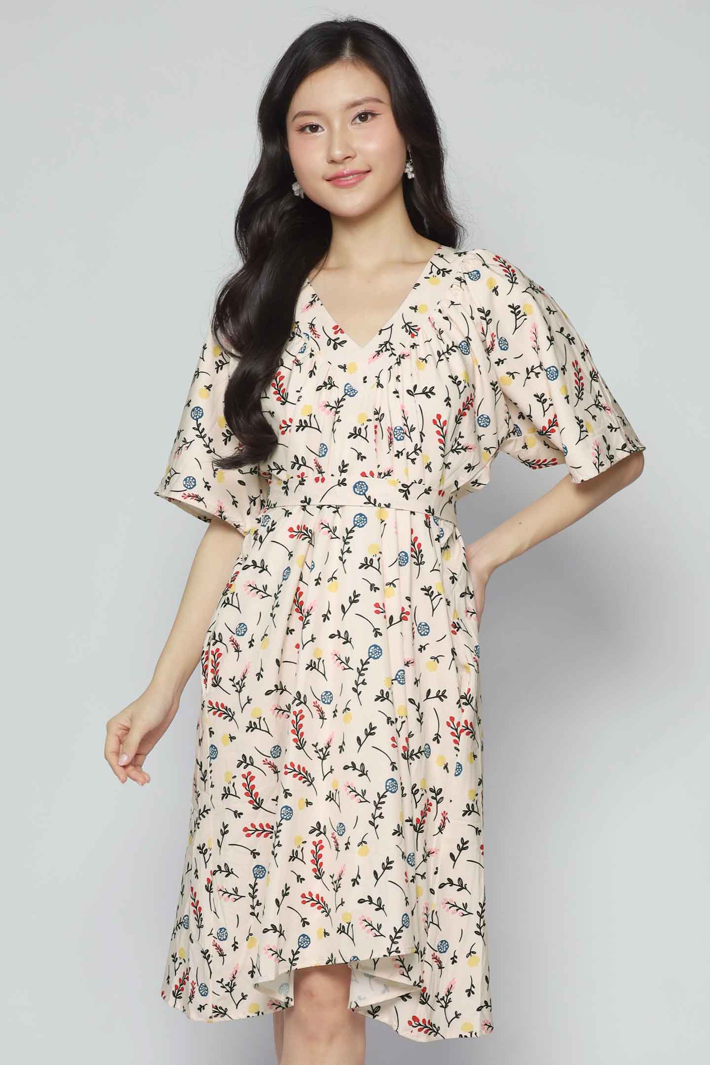 Tayler V Dress in Flourish Ville