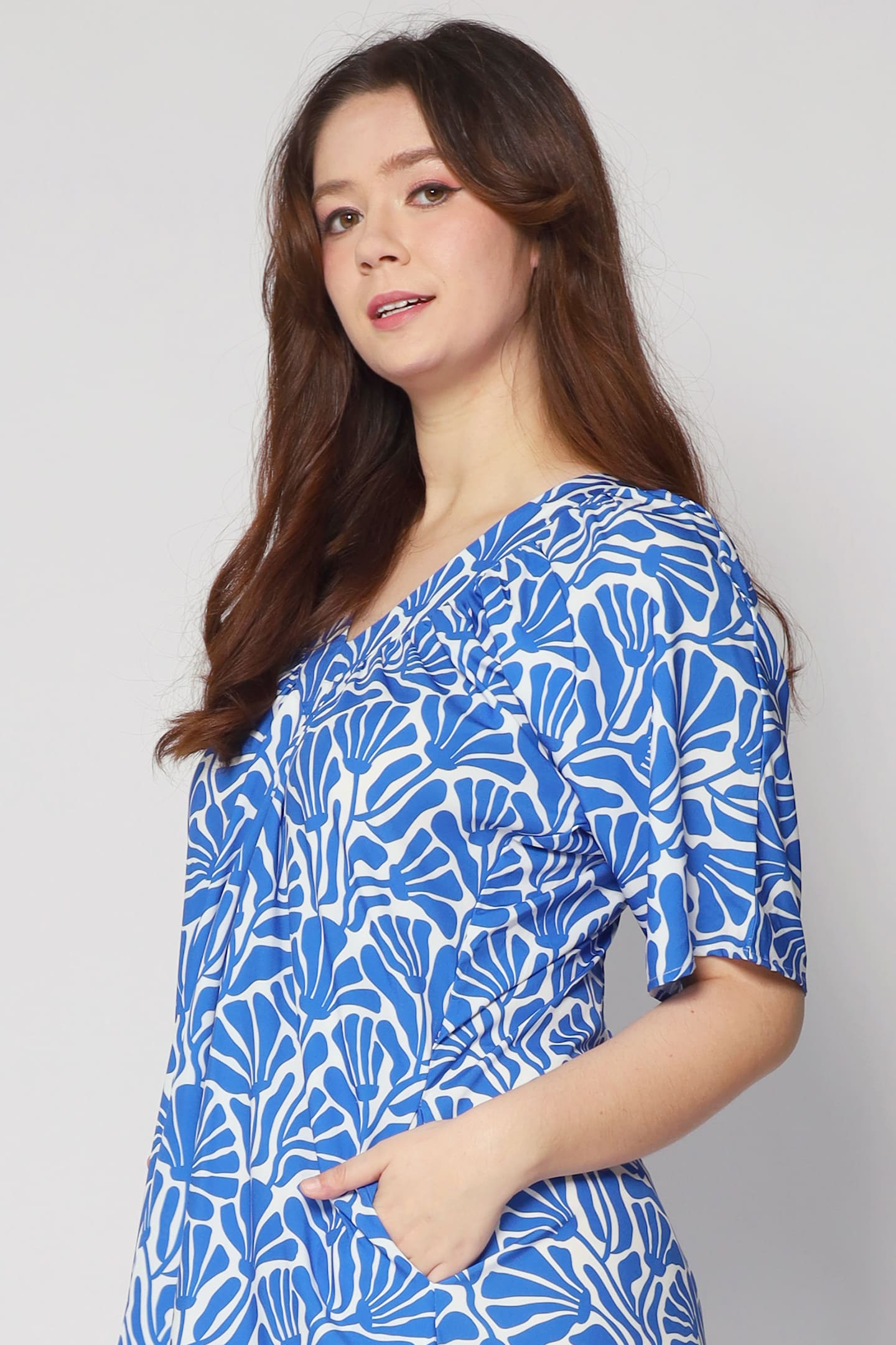 Tayler V Dress in Greek Holiday