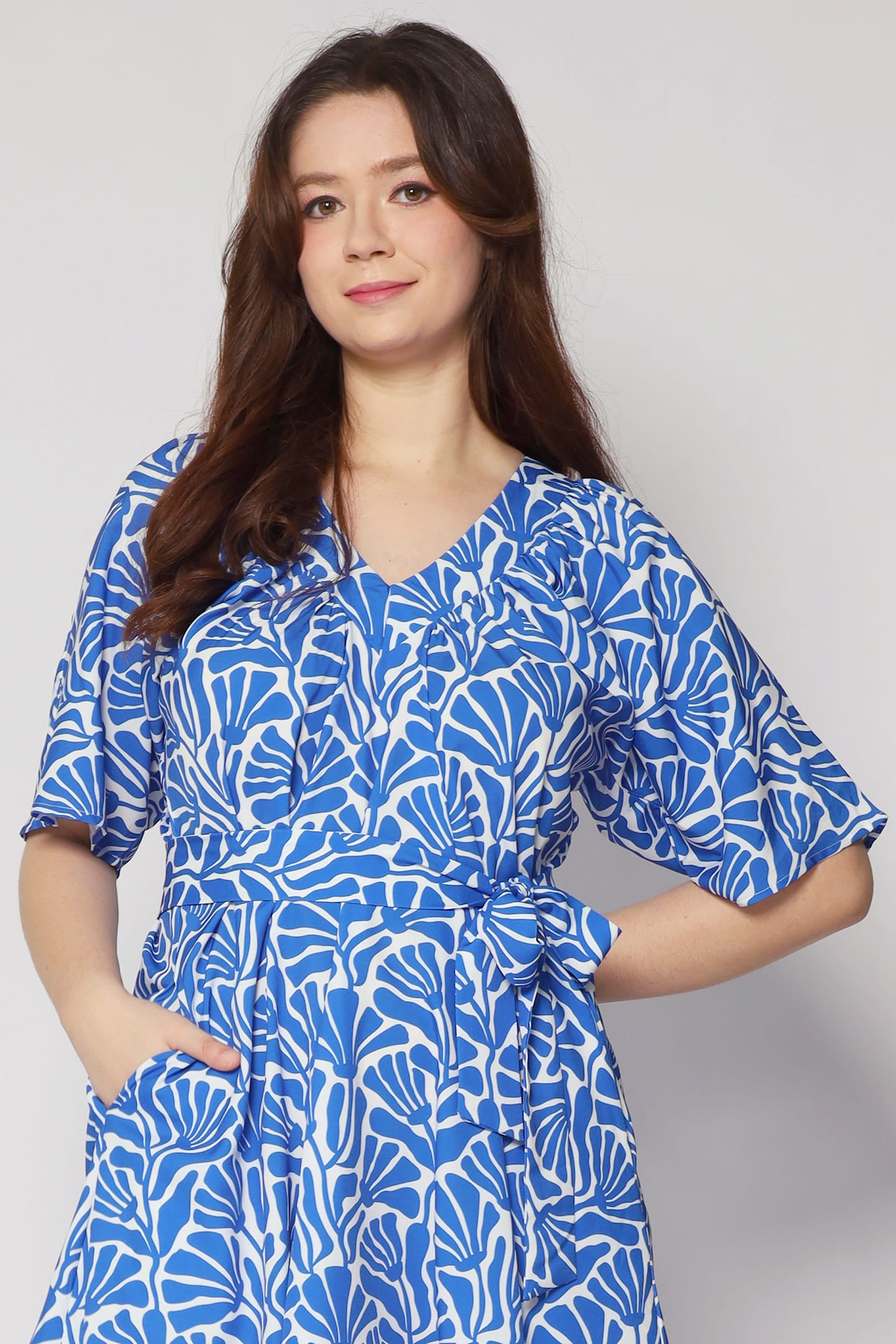 Tayler V Dress in Greek Holiday