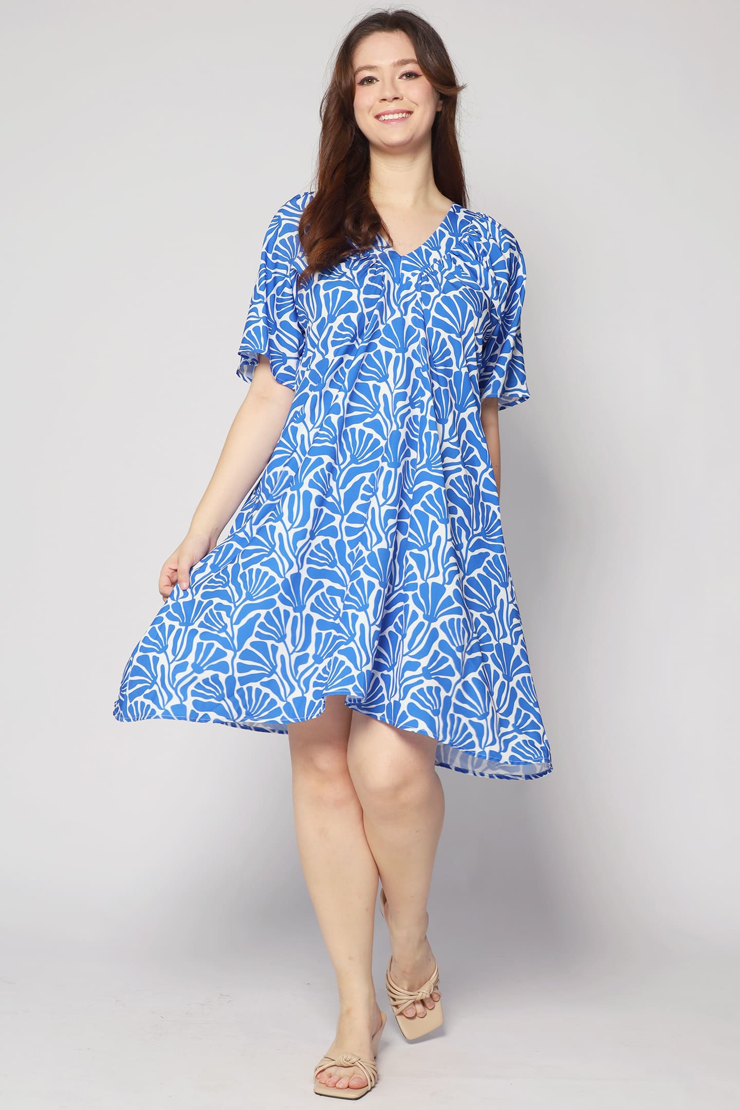 Tayler V Dress in Greek Holiday