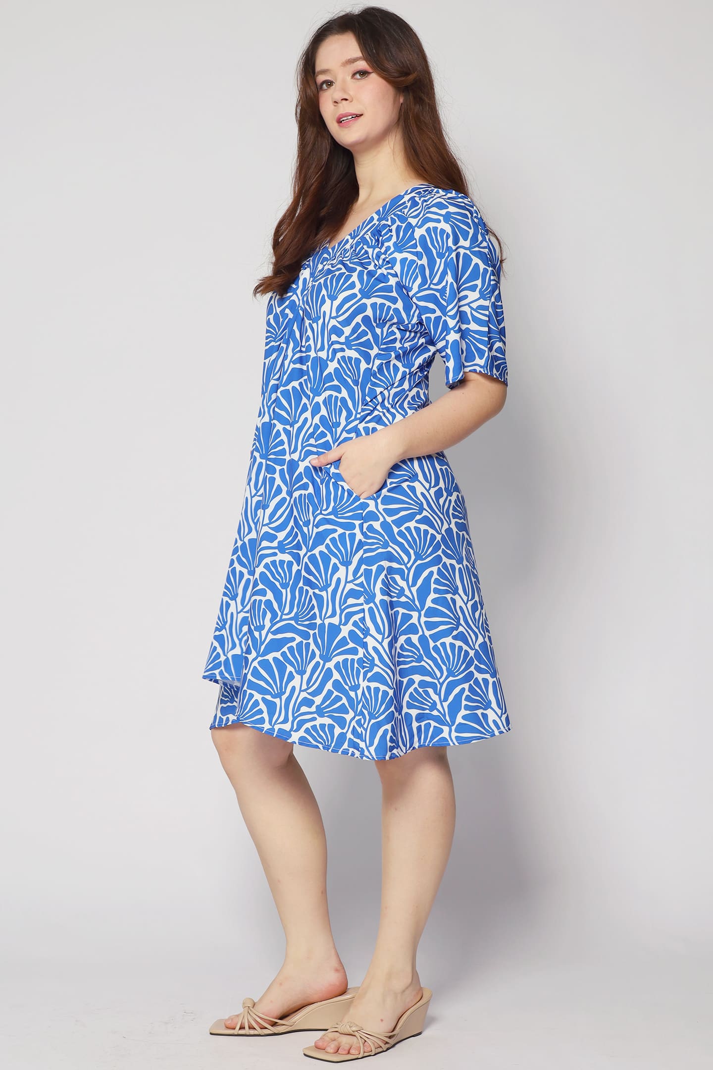 Tayler V Dress in Greek Holiday