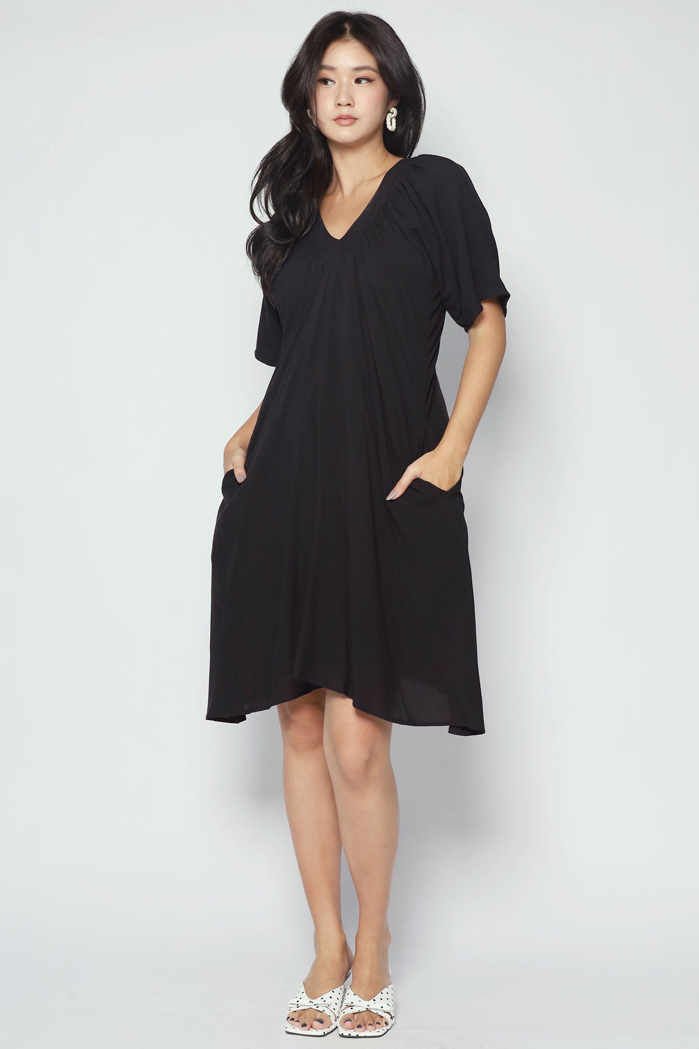 Tayler V Dress in Black