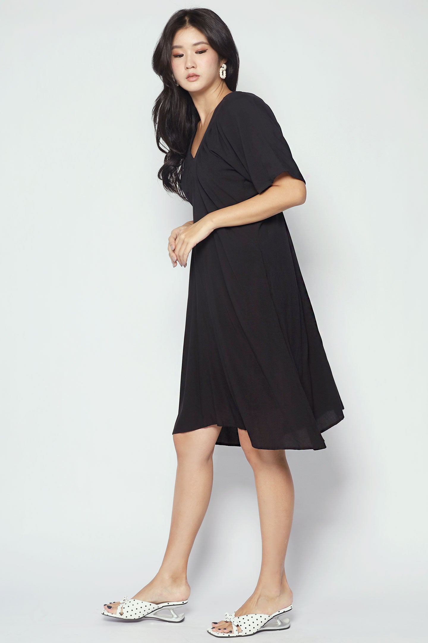 Tayler V Dress in Black