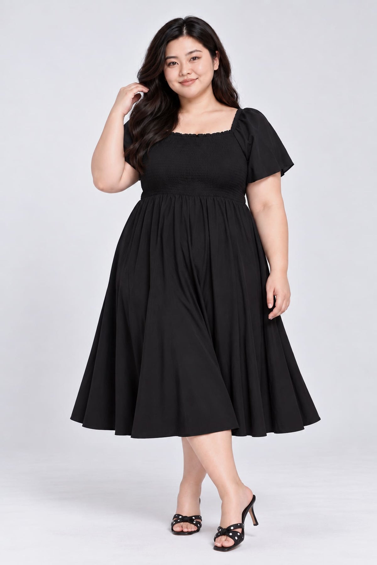 TE+ : Sora Dress in Black