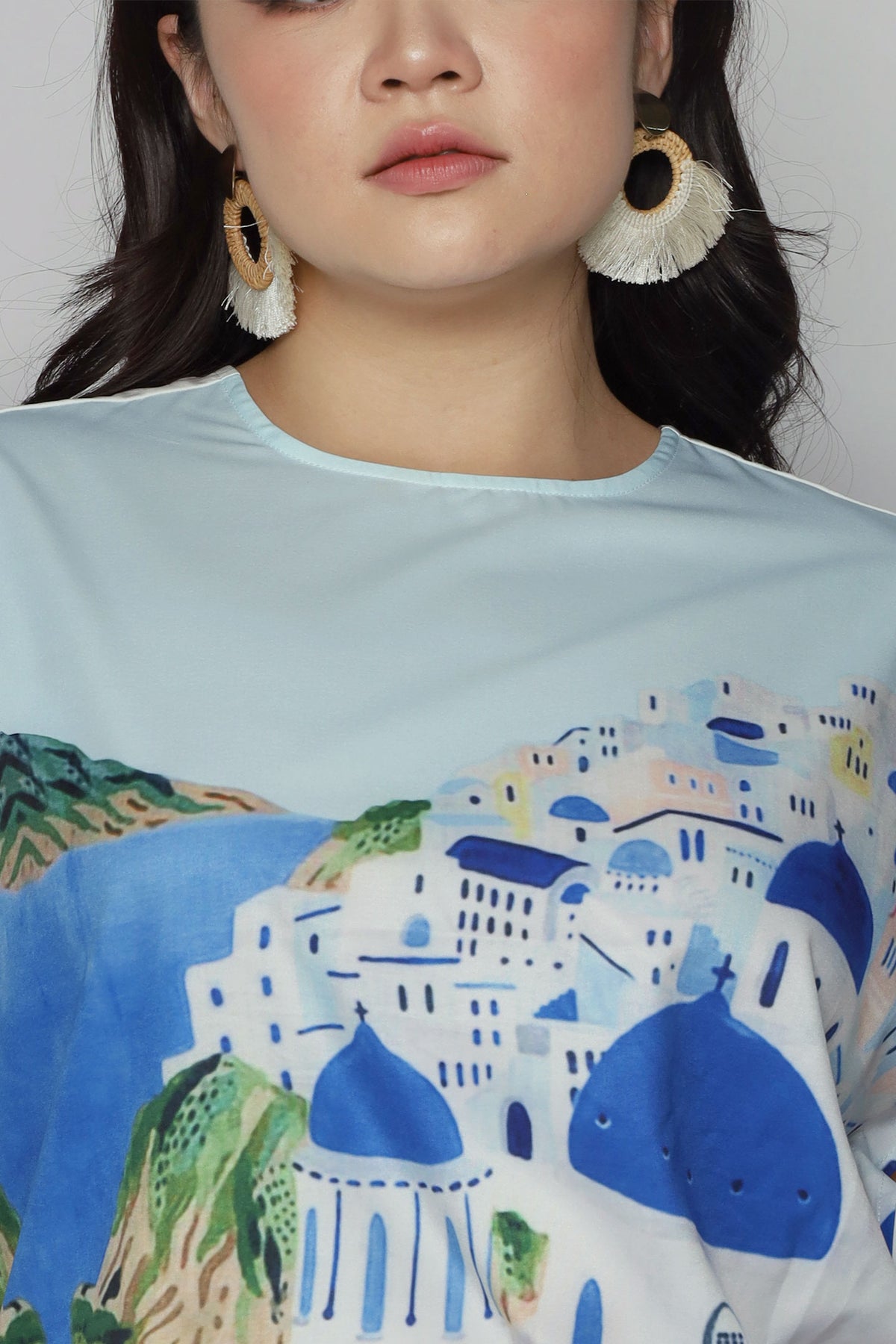 Tinsley Top in Santorini Stroll
