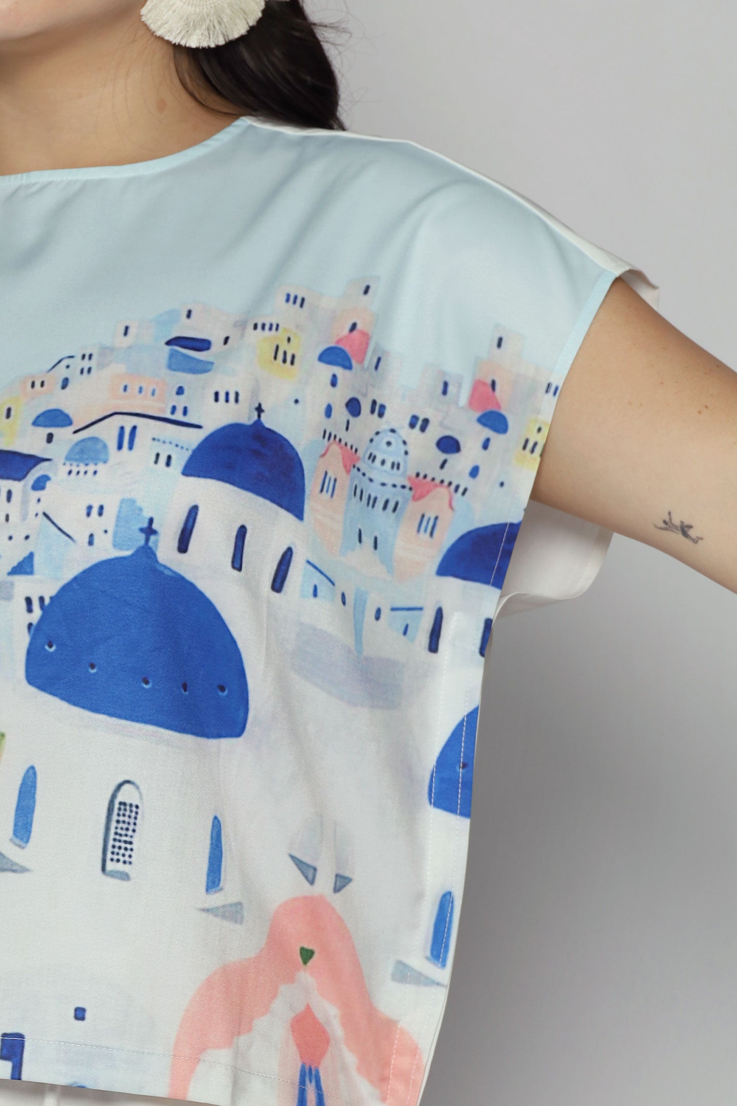 Tinsley Top in Santorini Stroll