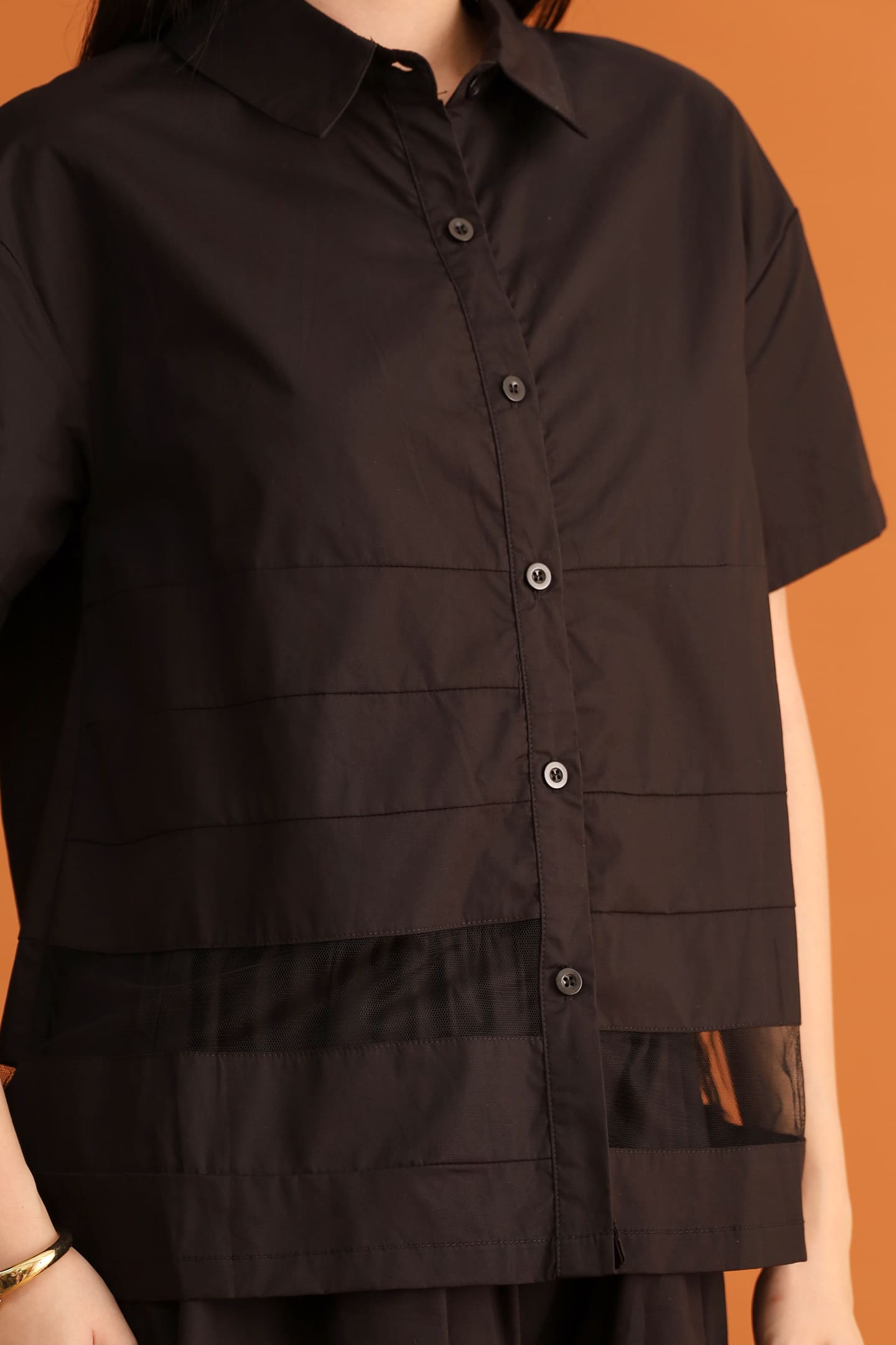 CHOSEN - Top Form Mesh Top