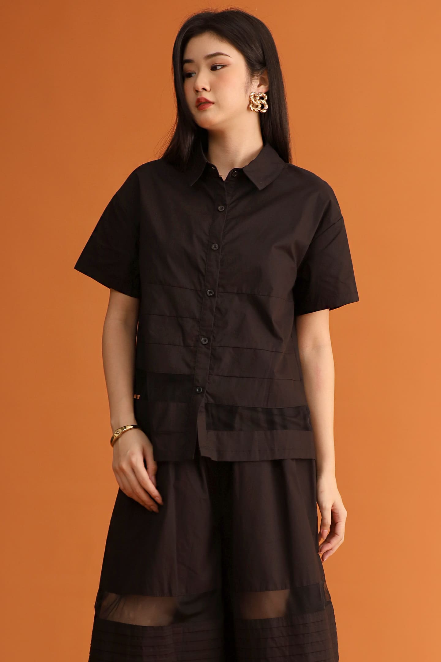 CHOSEN - Top Form Mesh Top