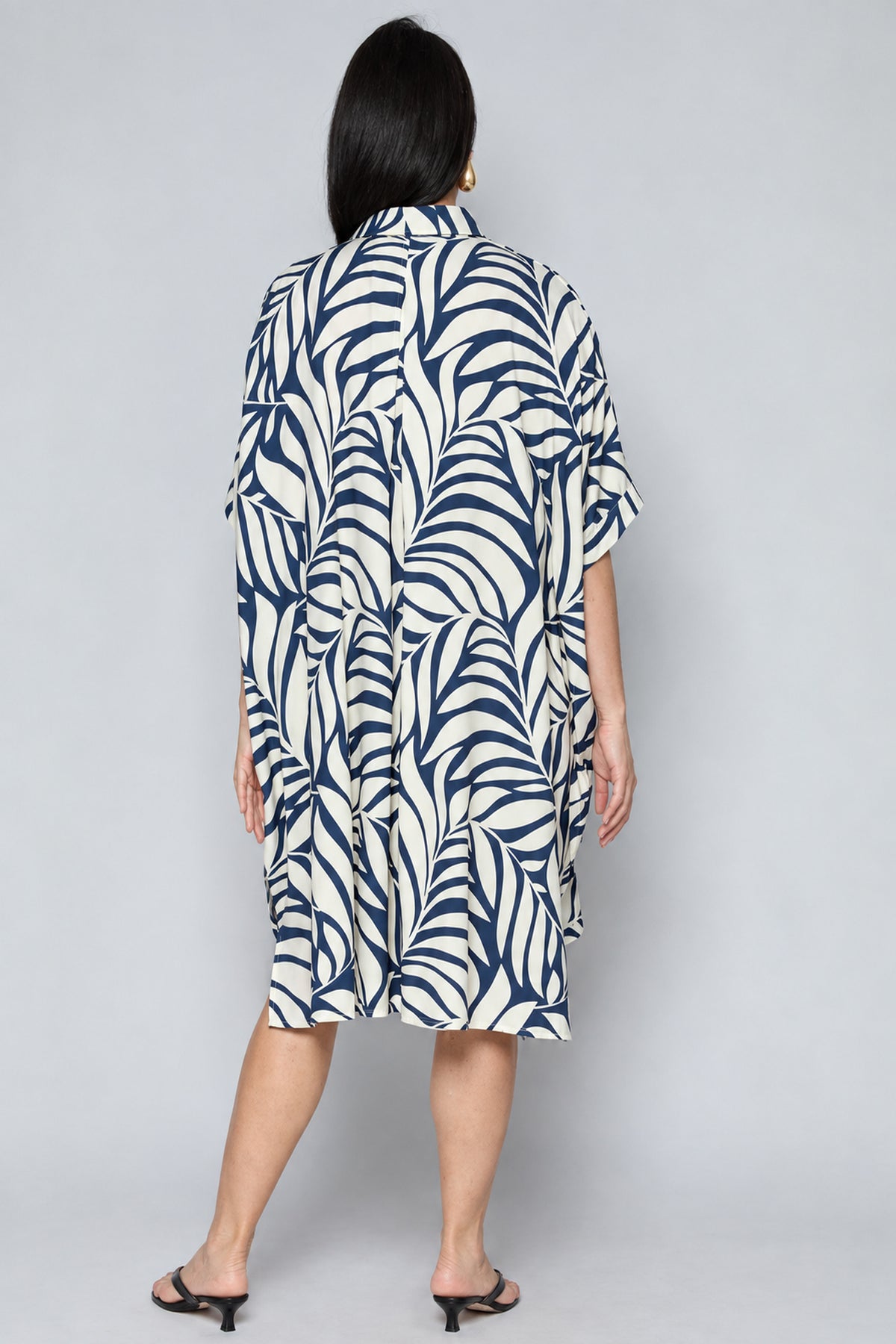 Hanhan Shirt Dress in Botanique Fern