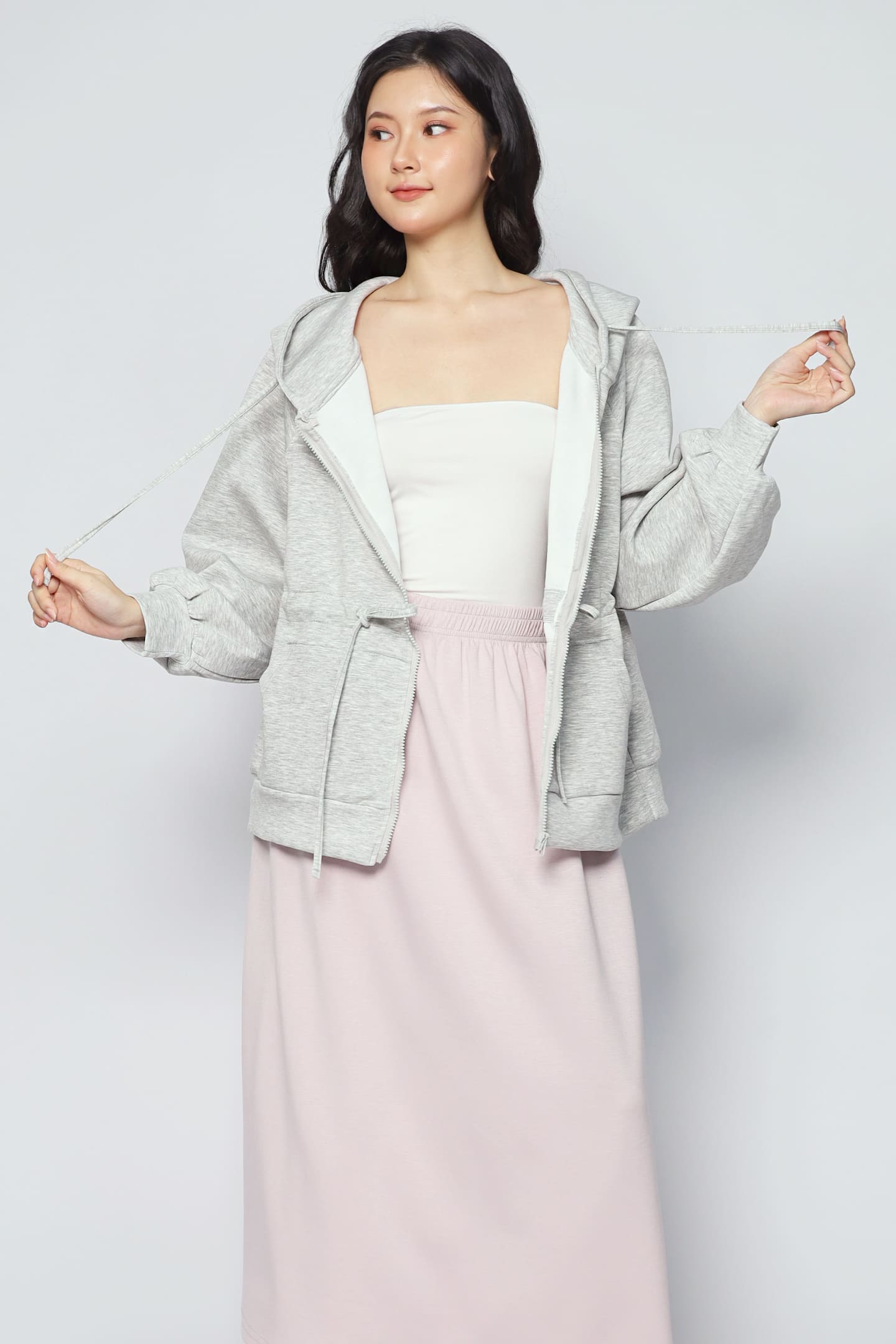 JOY - Traveller Hoodie in Grey