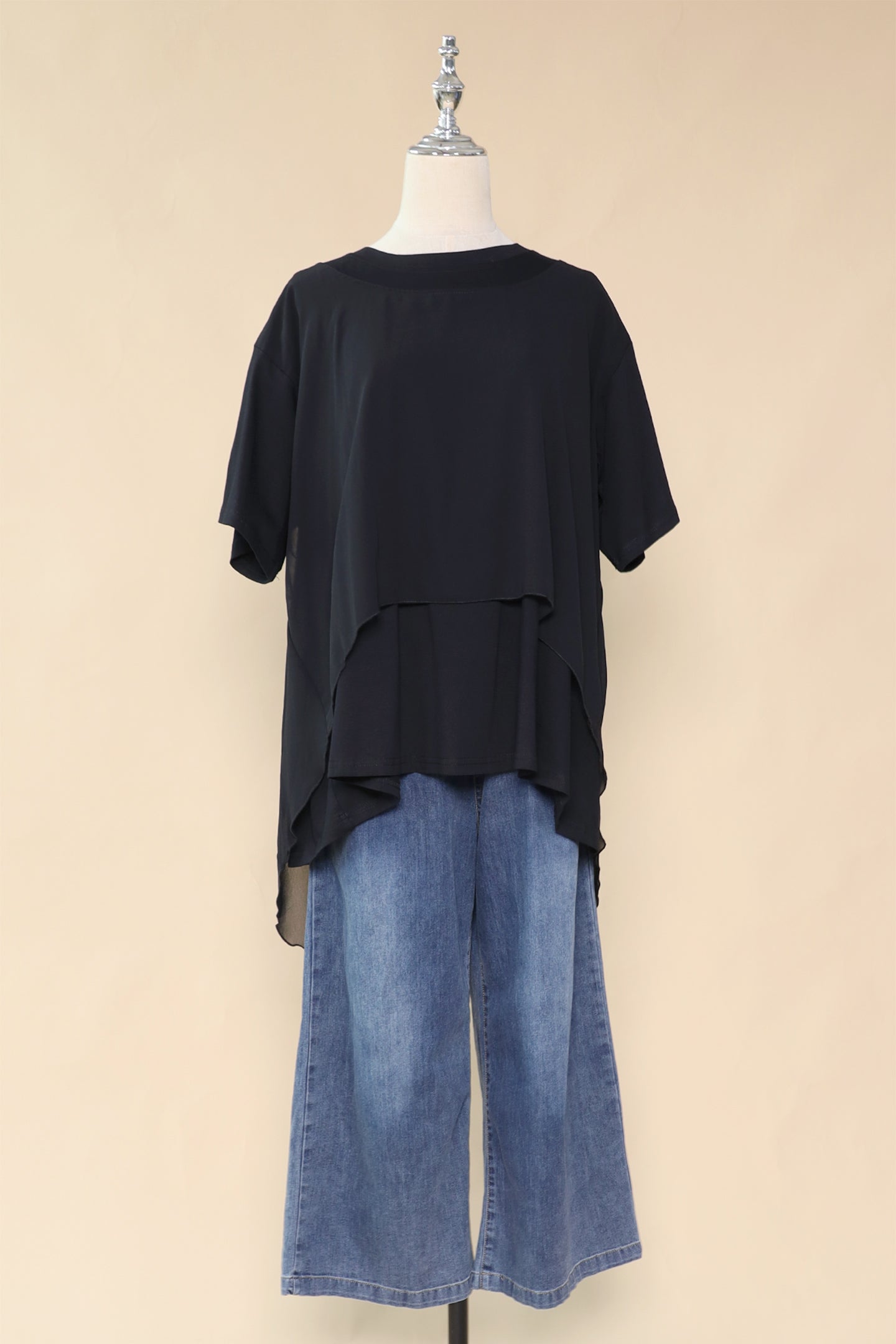 PO - Tri Top in Black
