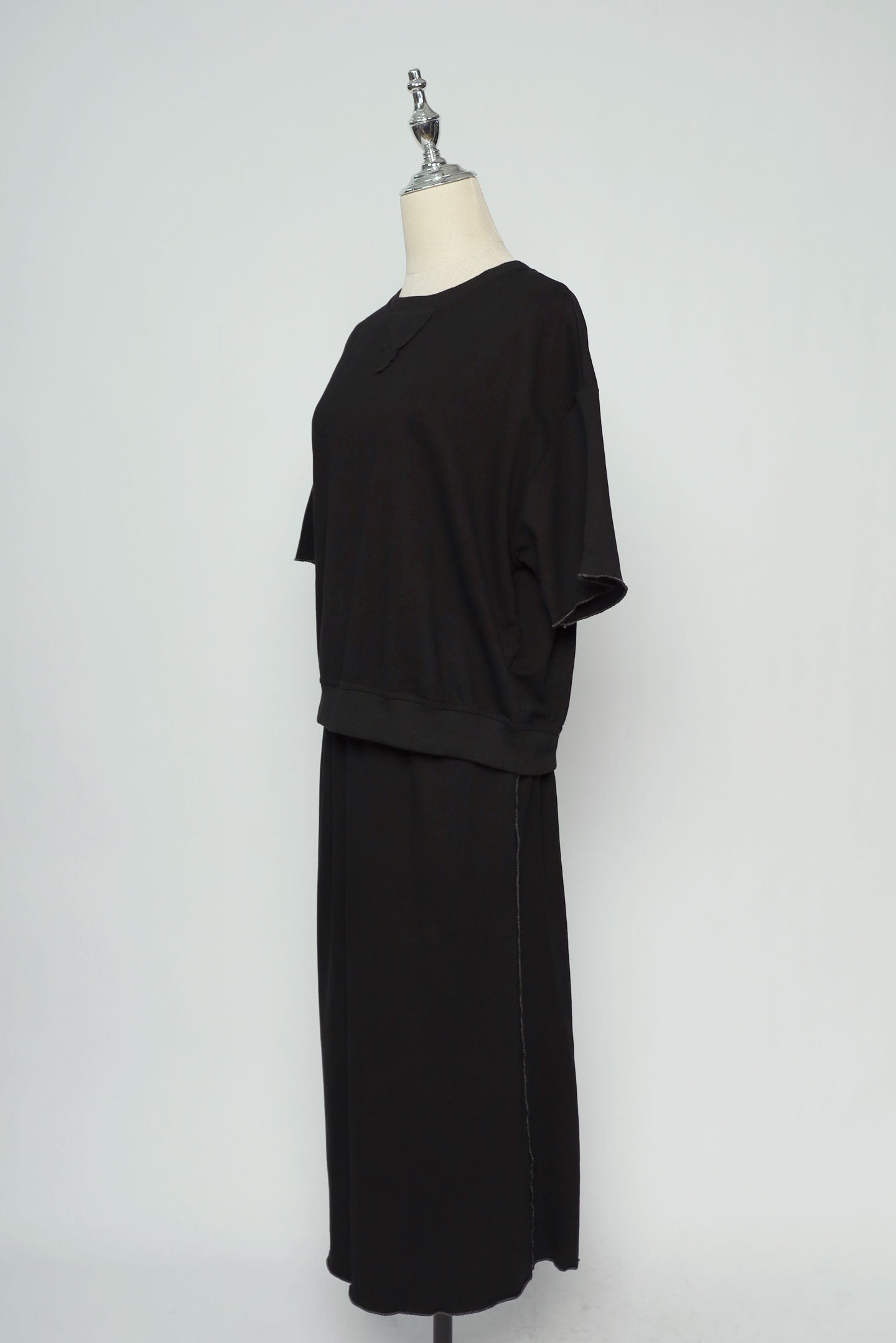 PO - Trixie 2 in 1 Top and Skirt Set in Black