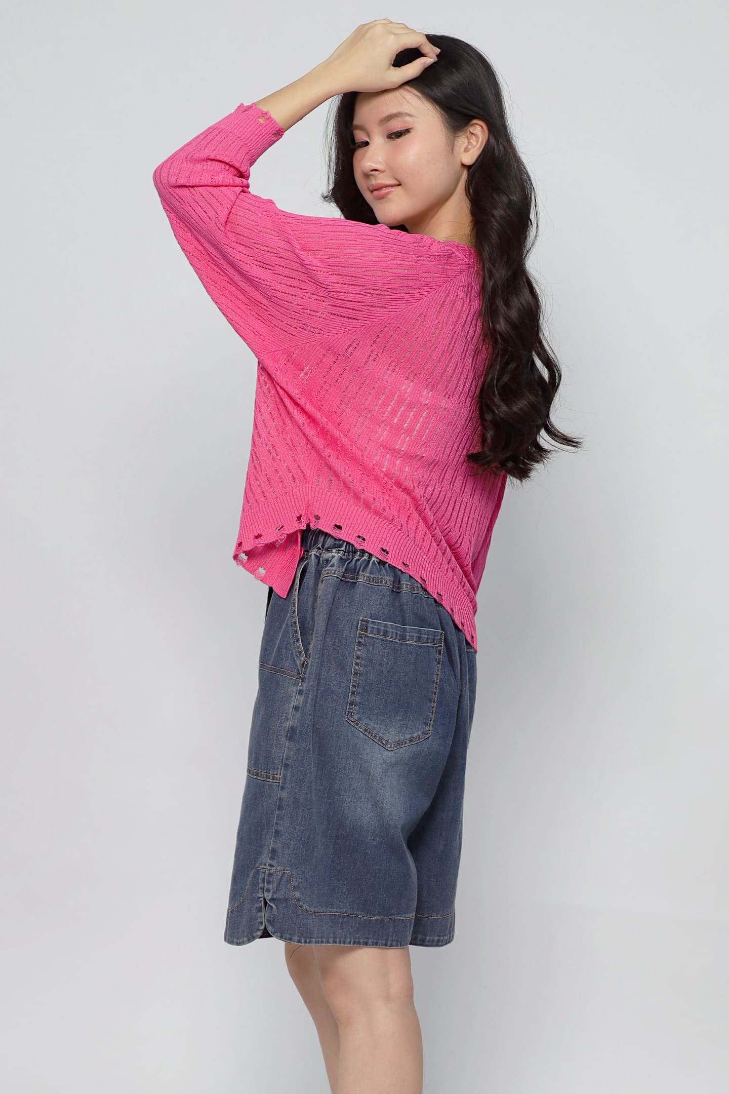 JOY - Twinkie Knit Cardigan in Pink