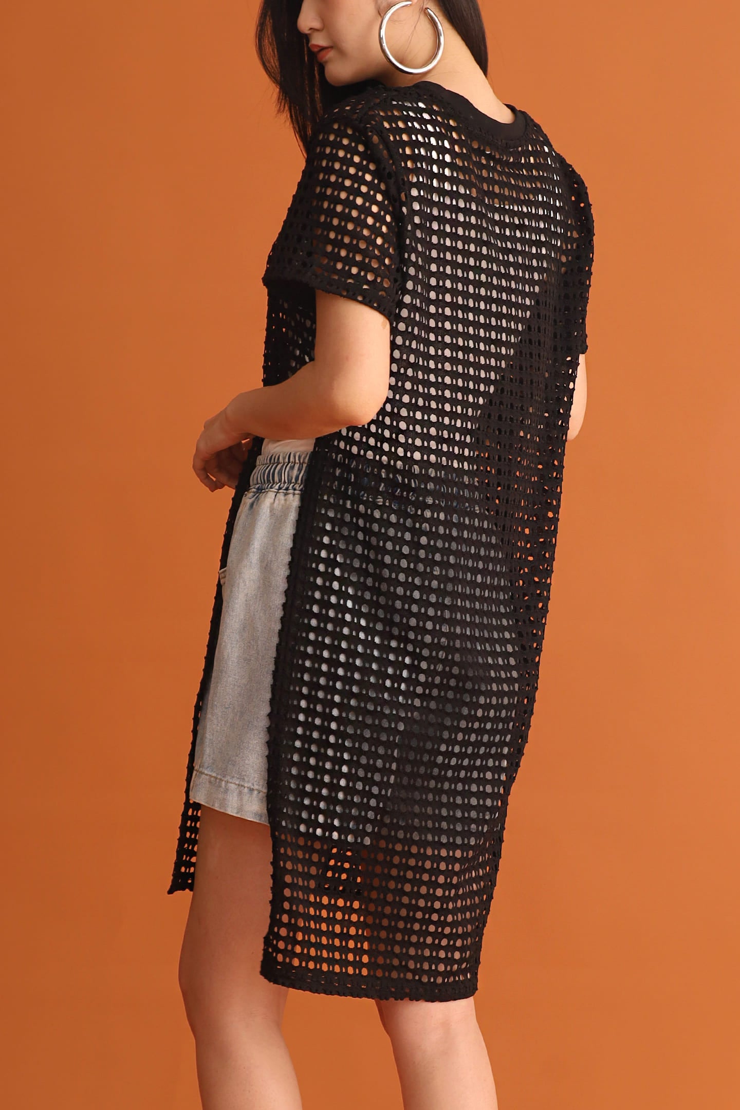 CHOSEN - Undercover Netted Knit Top