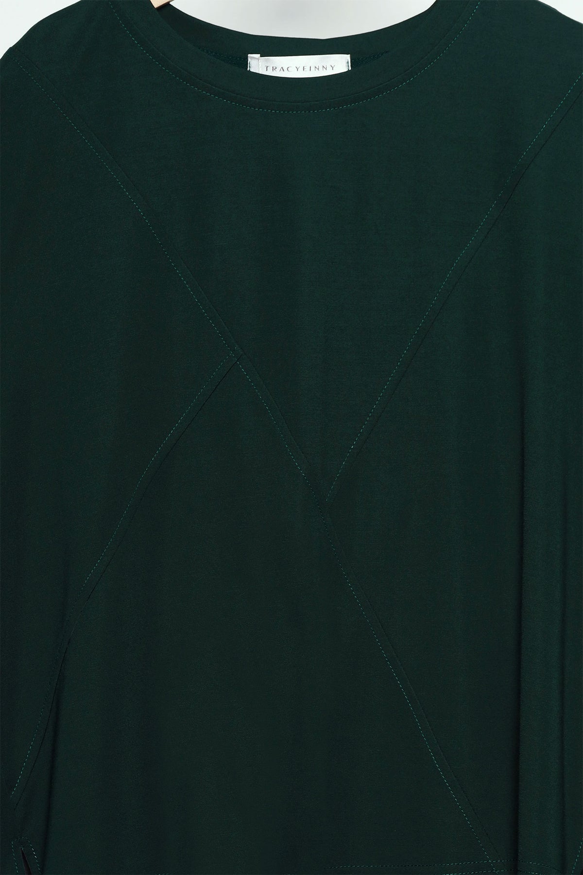Easy by TE - Uxia Geometric Panel Top in Green