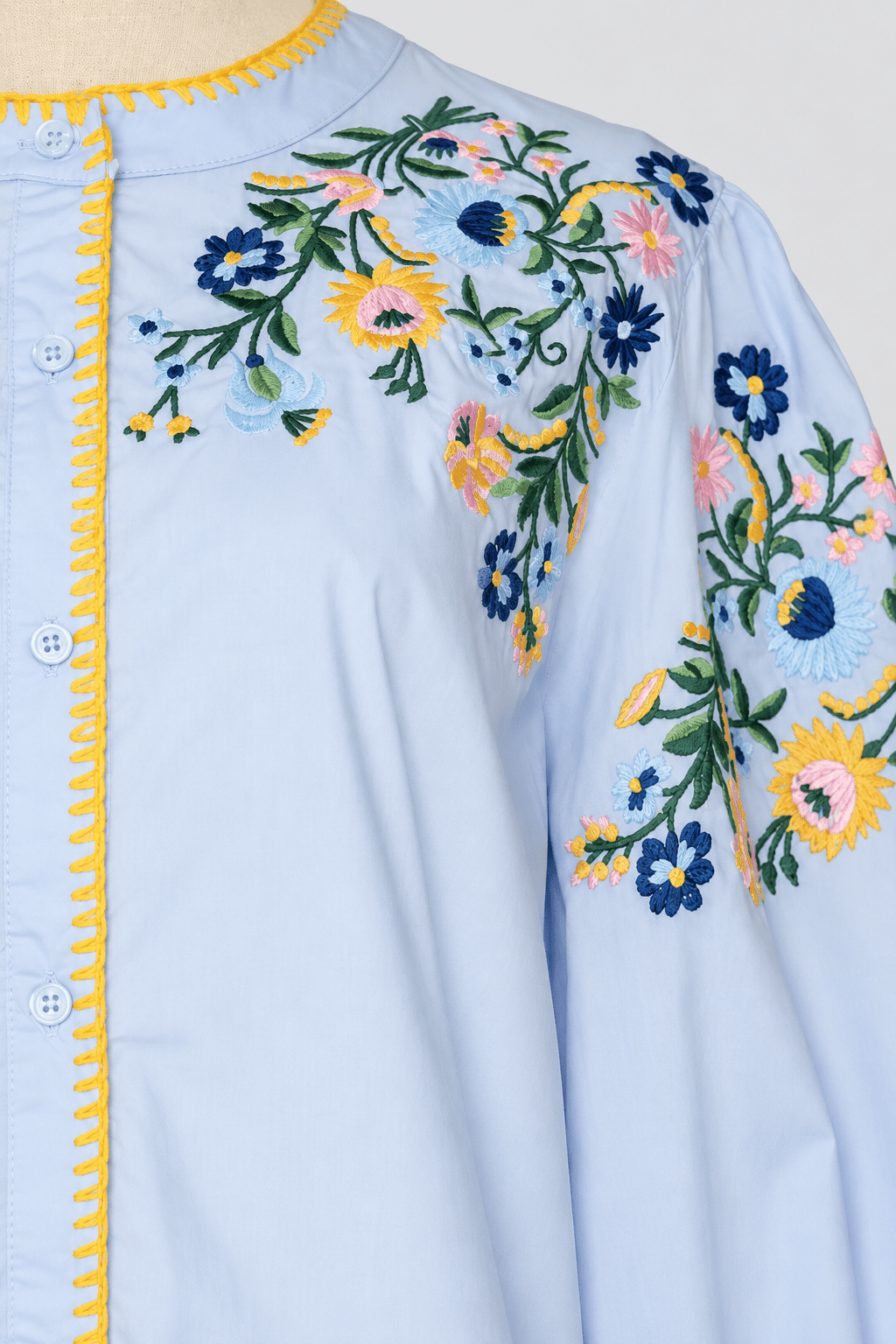 PO - Vanda Floral Embroidery Top