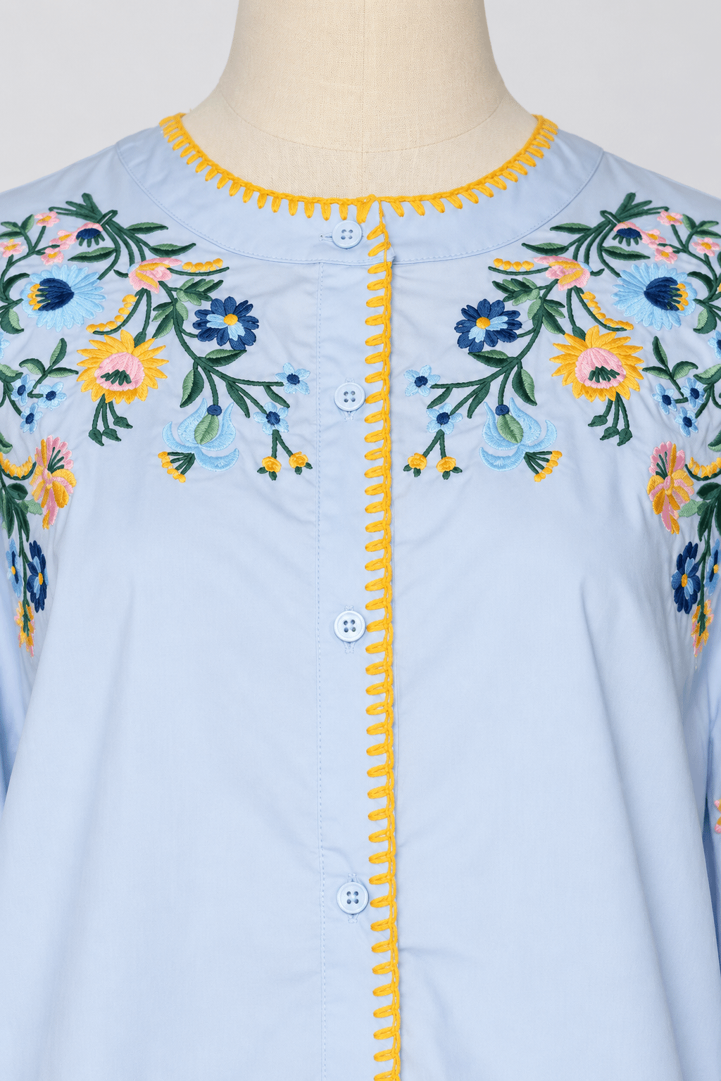 PO - Vanda Floral Embroidery Top