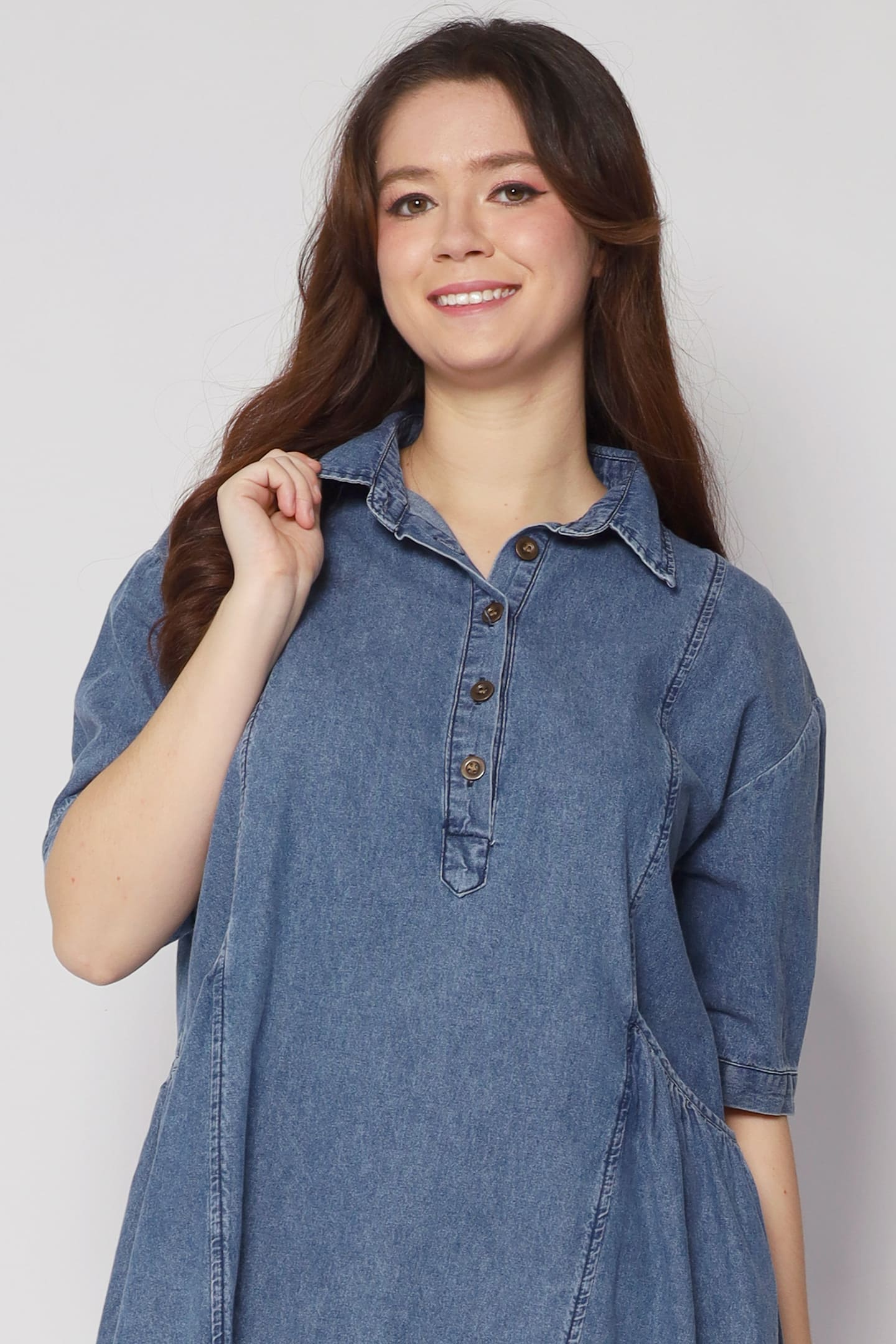 Backorders Vava Denim Pocket Dress
