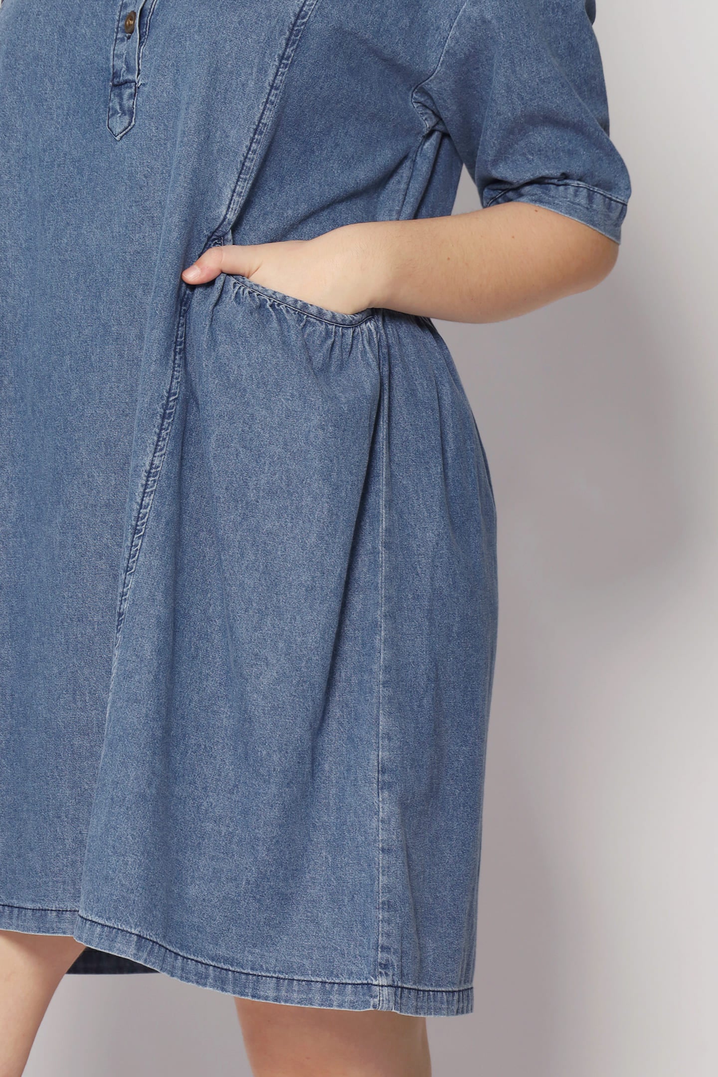 Backorders Vava Denim Pocket Dress