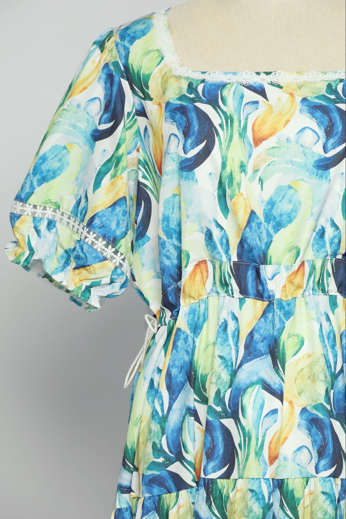 PO - Victoria Dress in Emerald Bloom