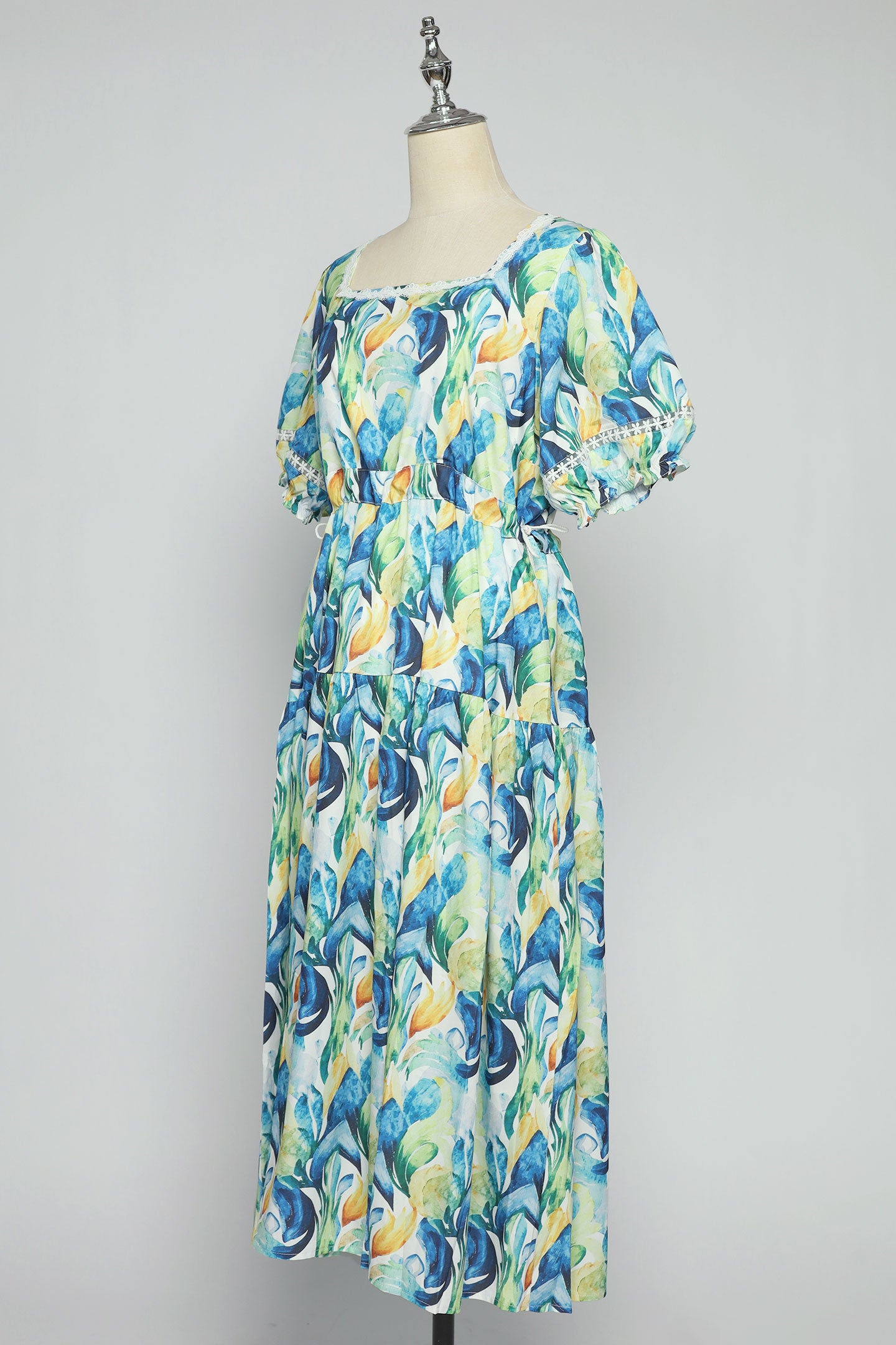 PO - Victoria Dress in Emerald Bloom