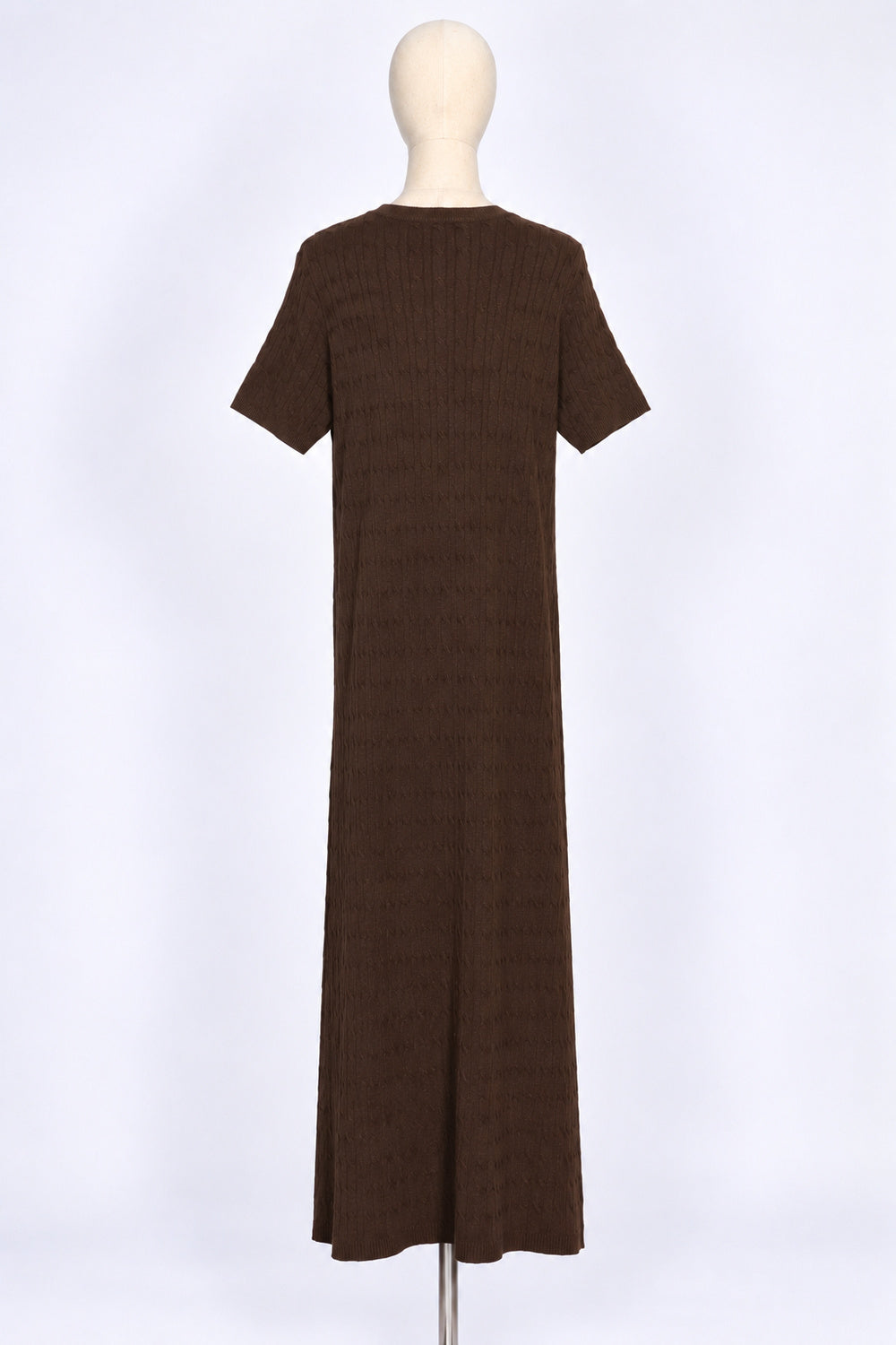 PO - Vivette Knit Dress in Brown
