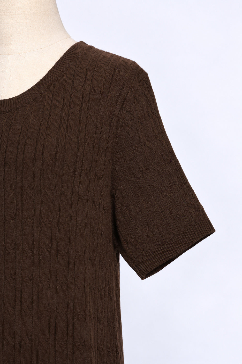 PO - Vivette Knit Dress in Brown