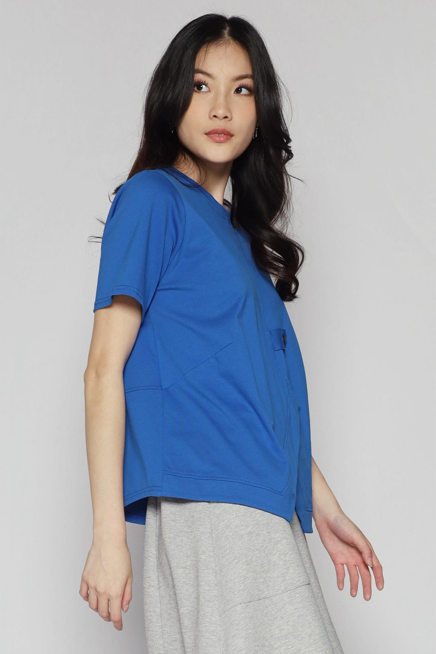 Wenwen Top in Blue
