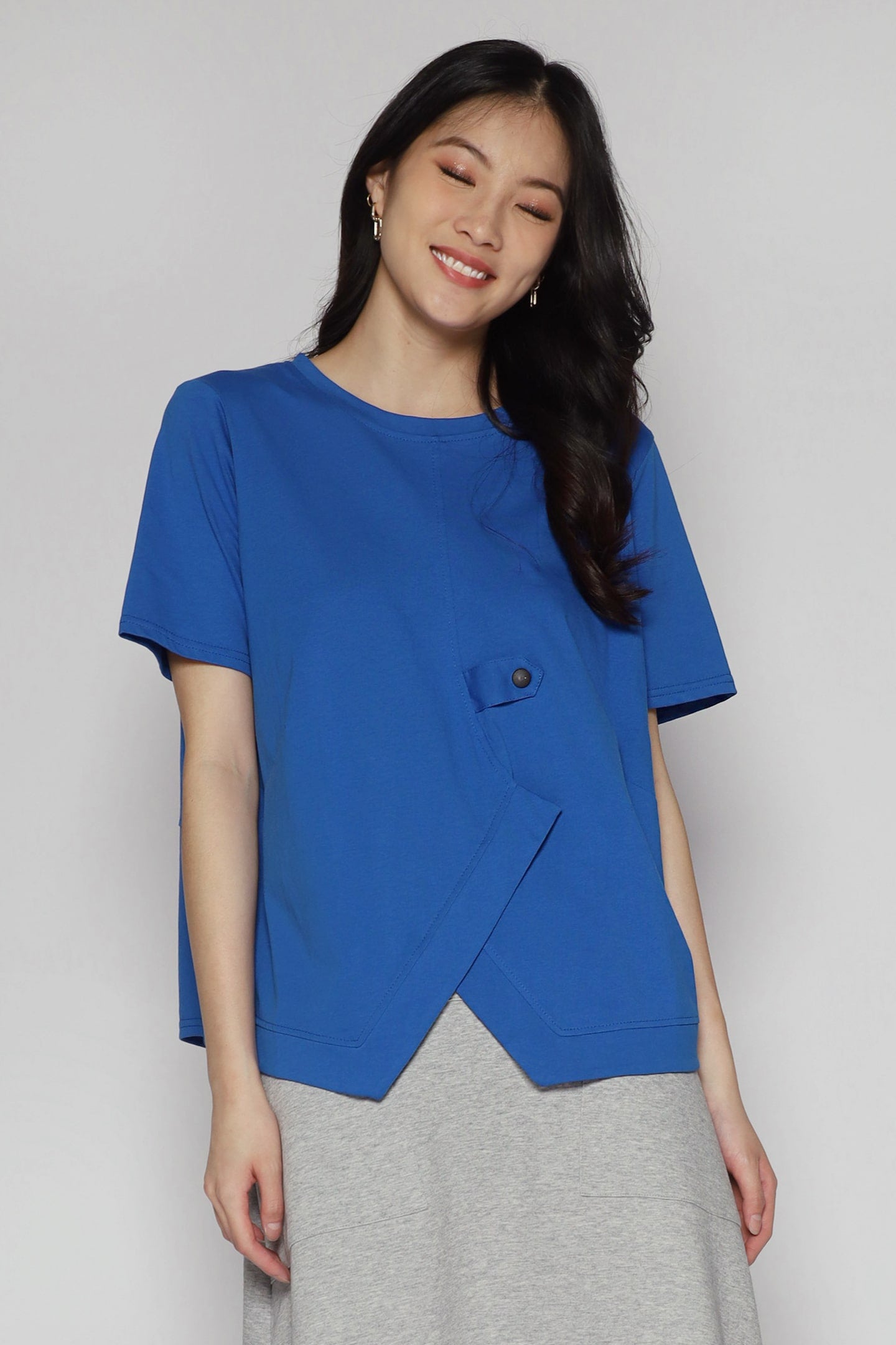 Wenwen Top in Blue