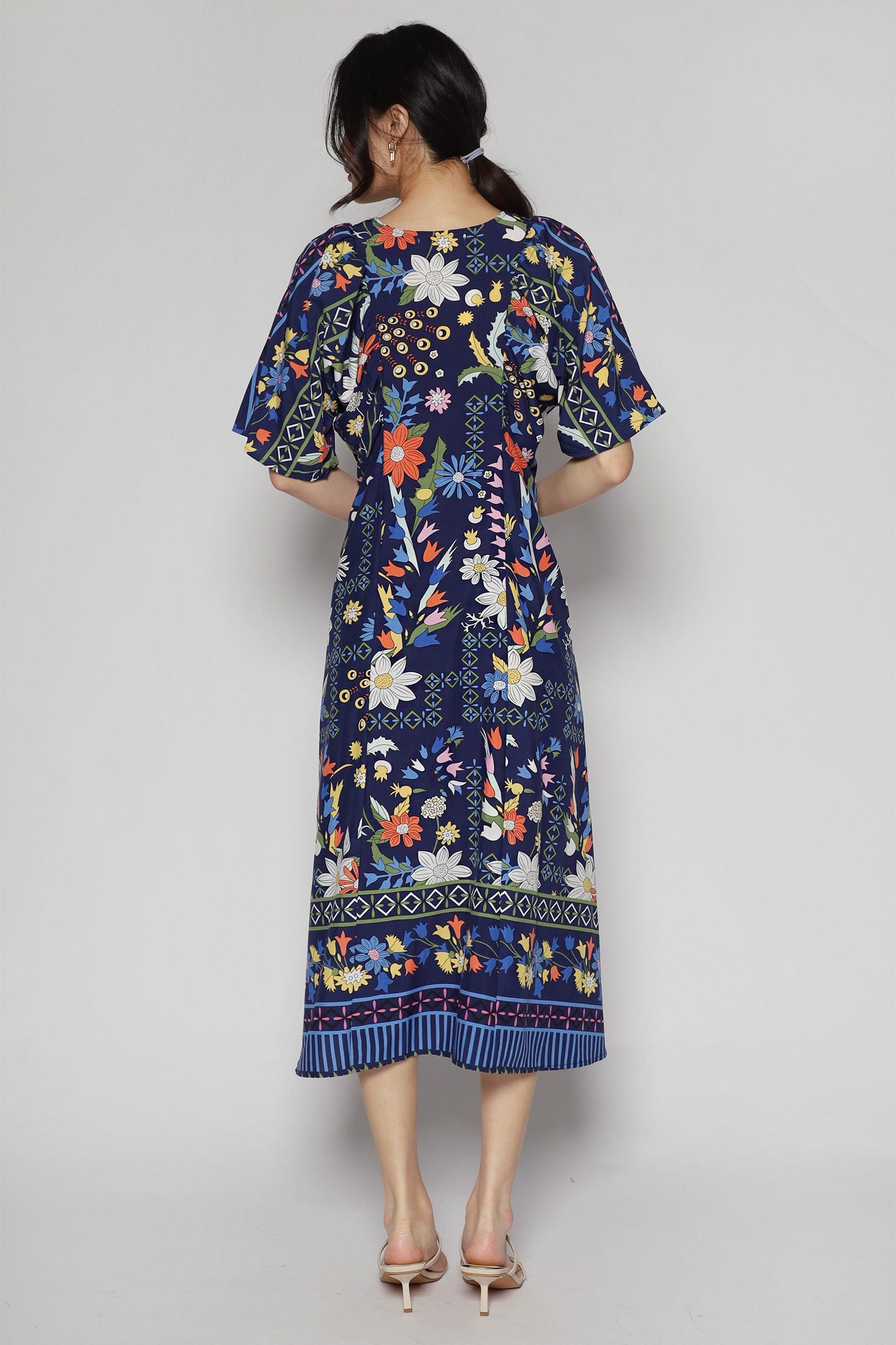 Whitney V Dress in Flower Field