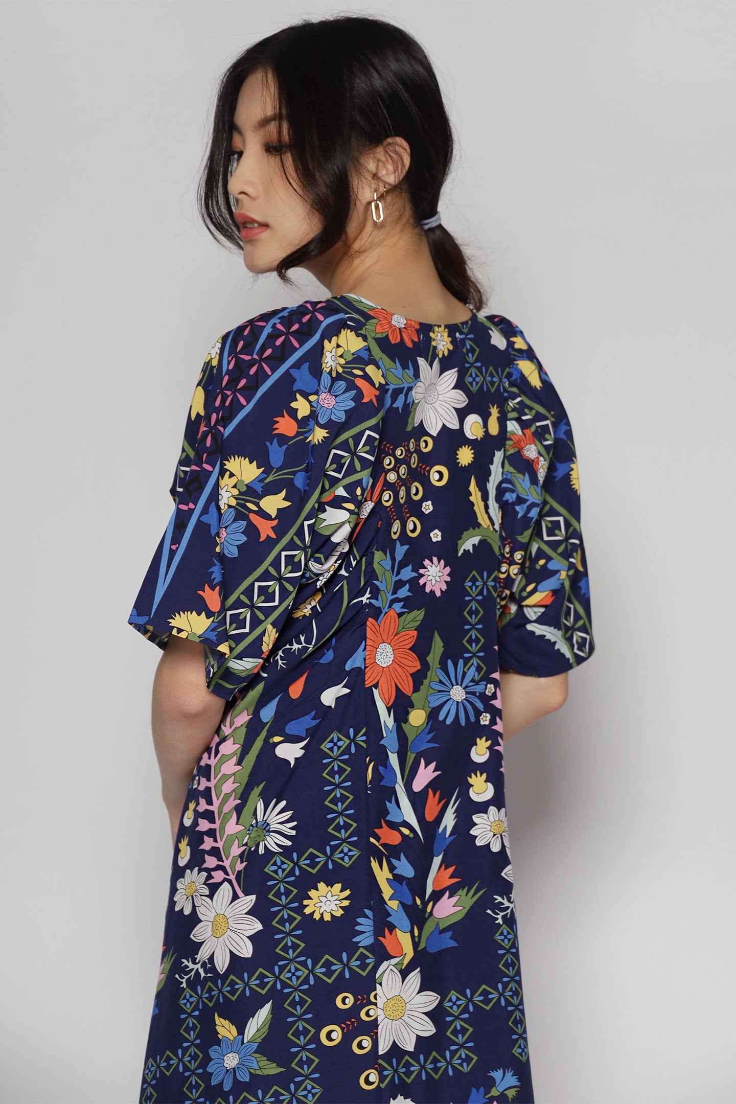Whitney V Dress in Flower Field