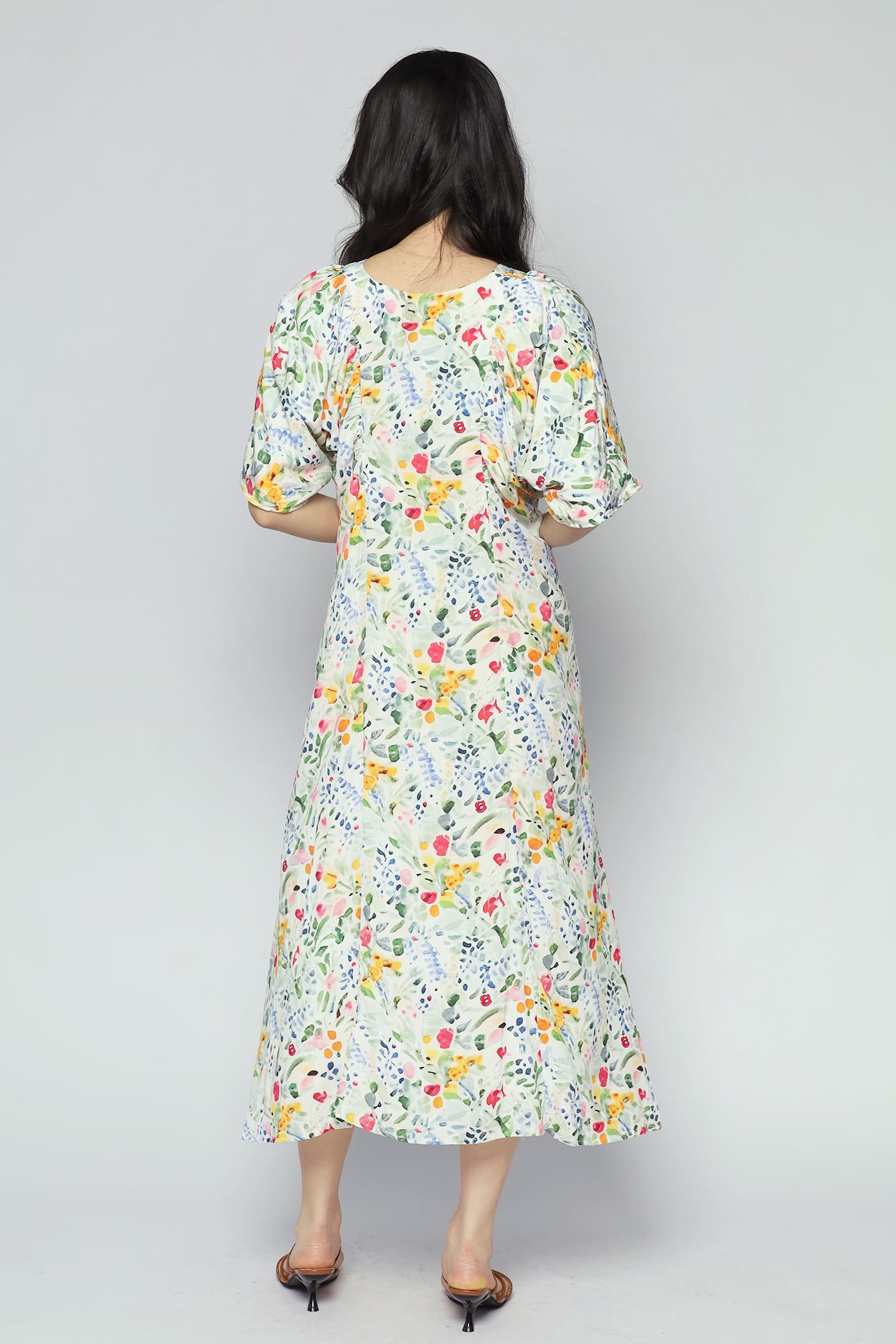 Whitney V Dress in Bloom Again