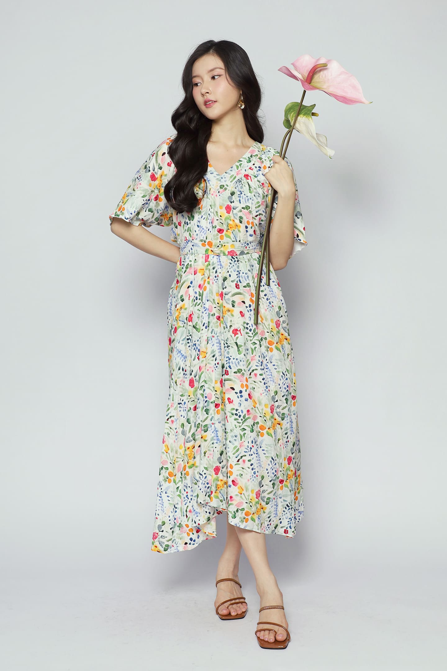 Whitney V Dress in Bloom Again