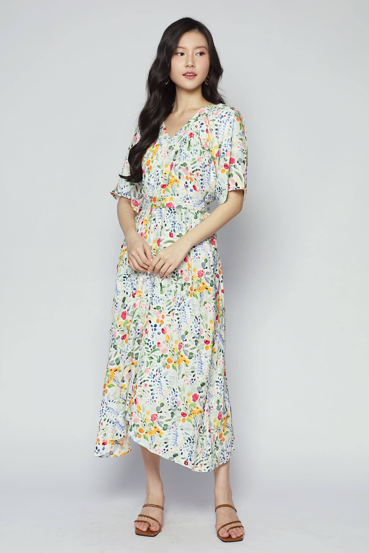 Whitney V Dress in Bloom Again