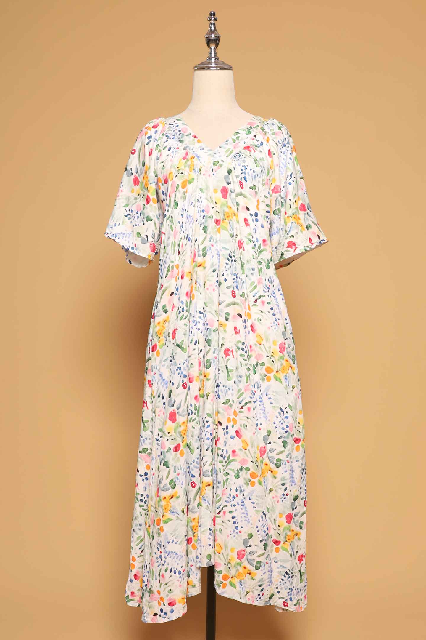 PO - Whitney V Dress in Bloom Again