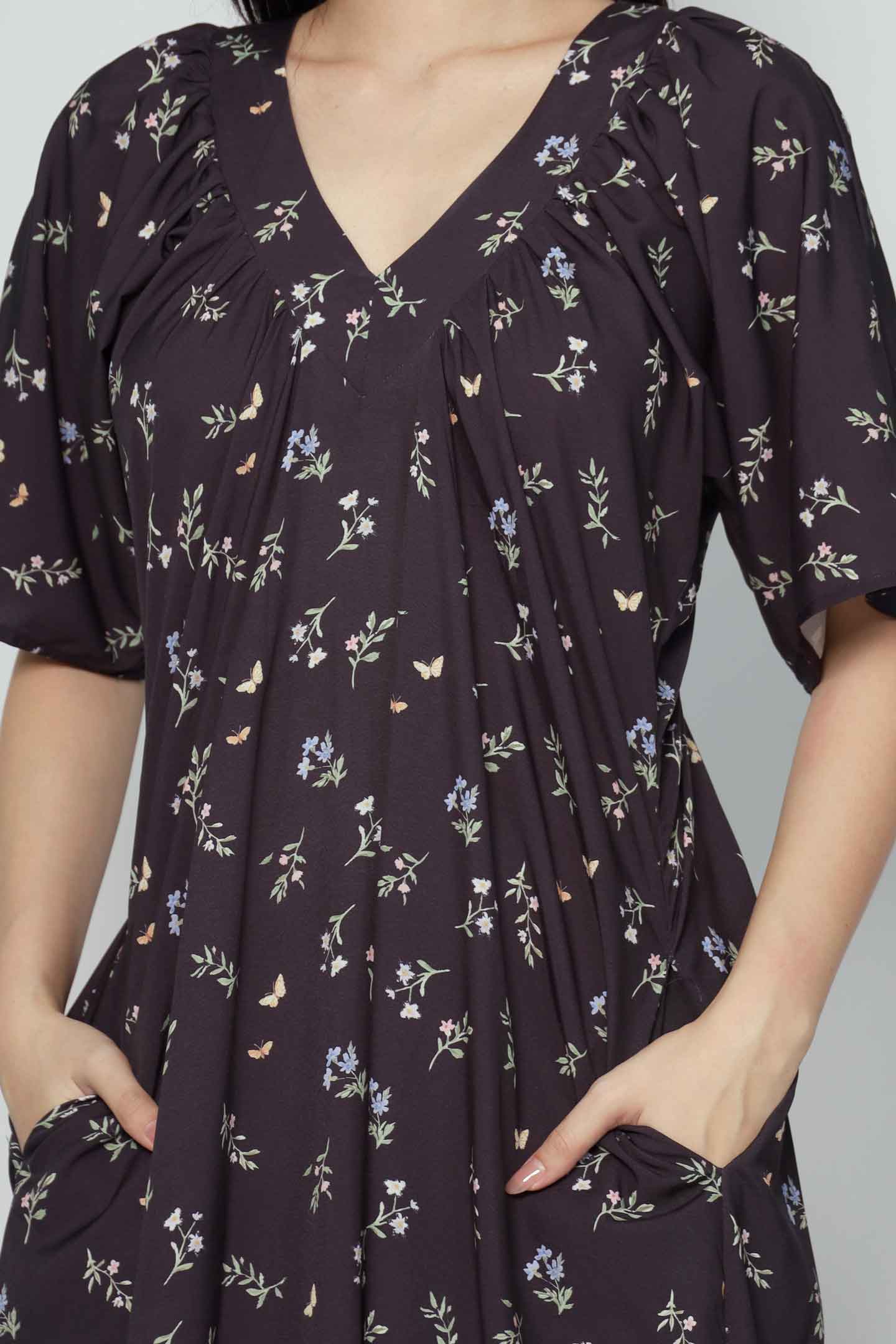 Whitney V Dress in Floral Daydream