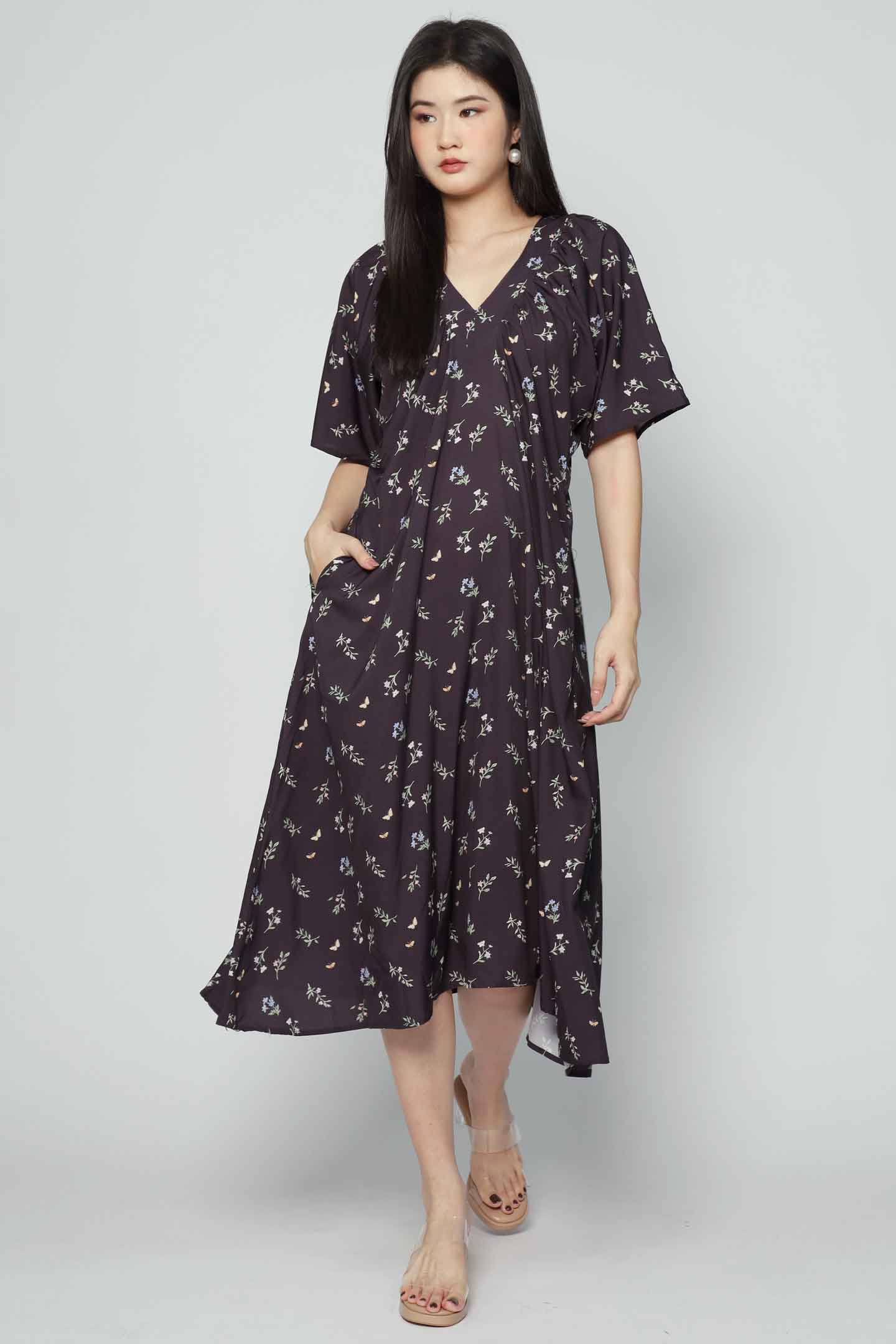 Whitney V Dress in Floral Daydream