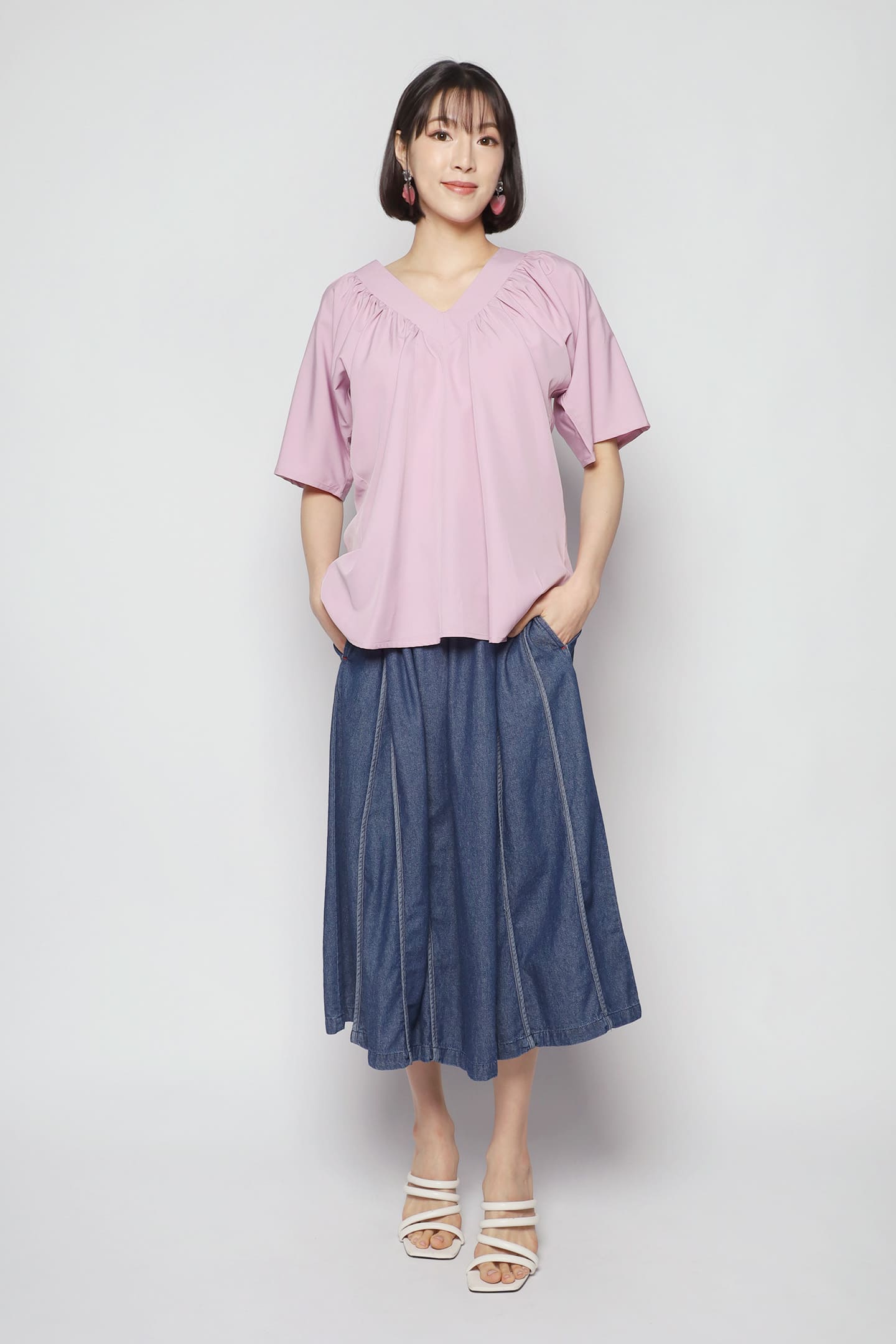 Whitney Junior Top in All Star Lilac