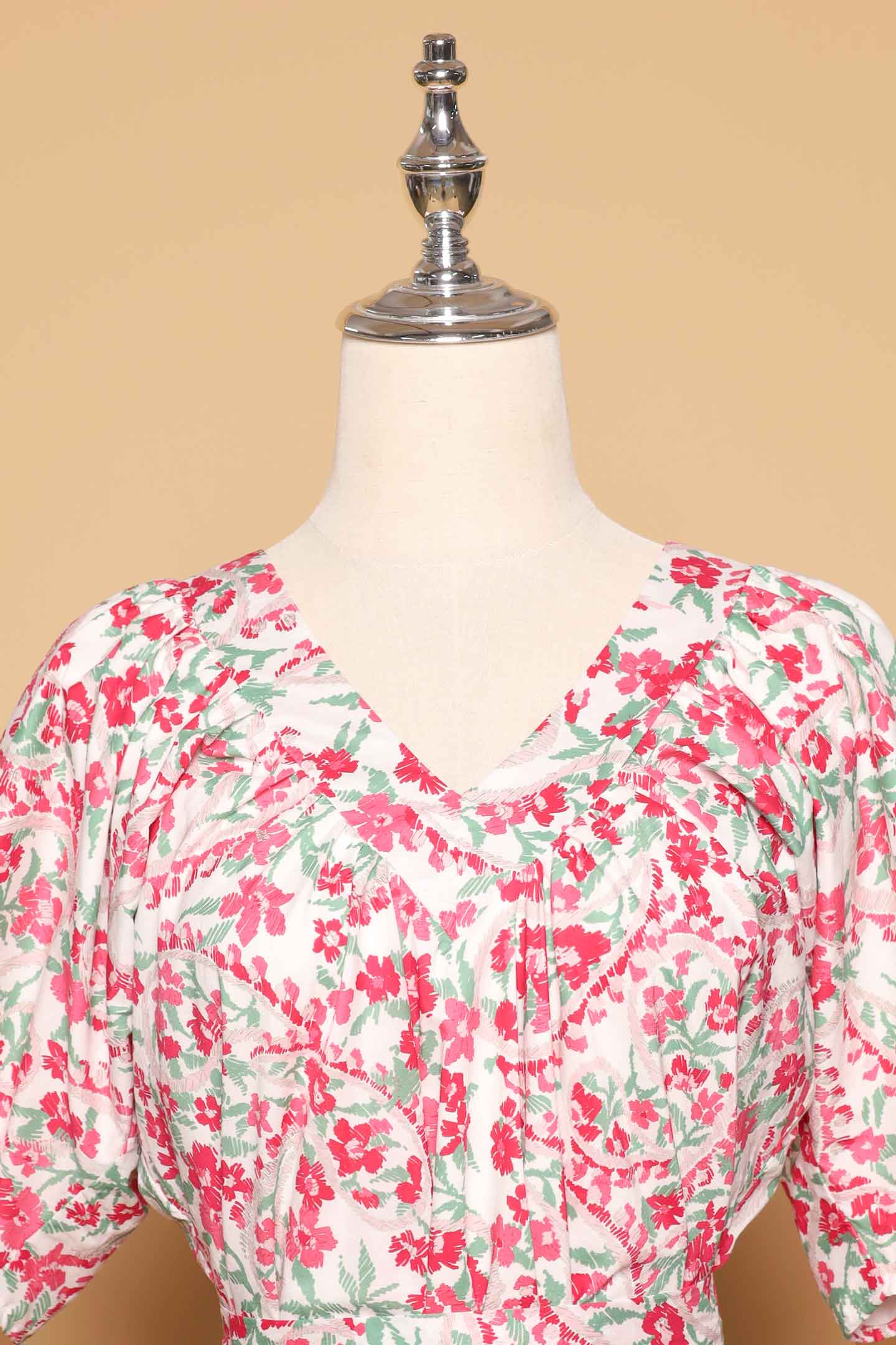 PO - Whitney V Dress in Ru Yi