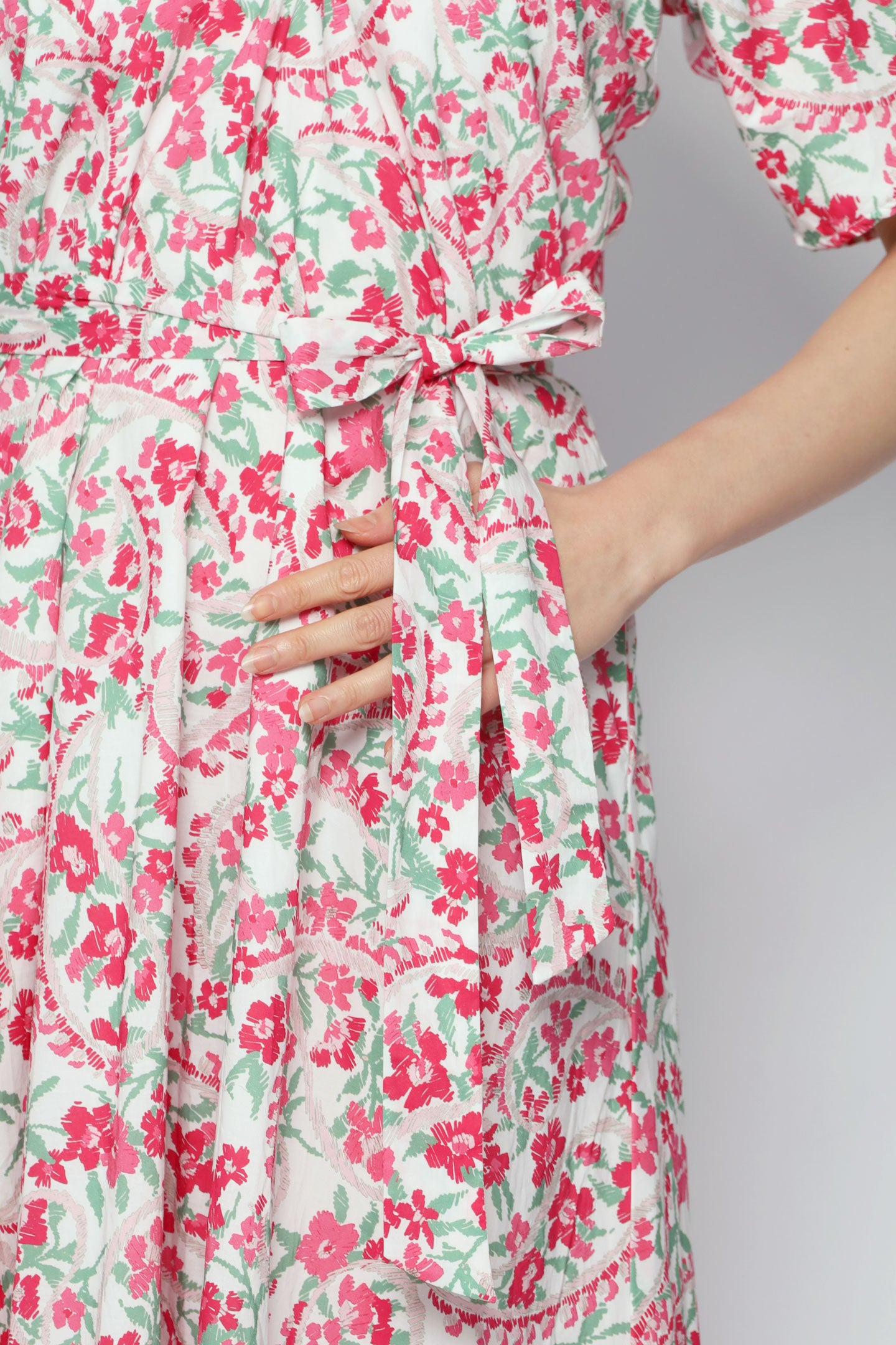 Whitney V Dress in Ru Yi