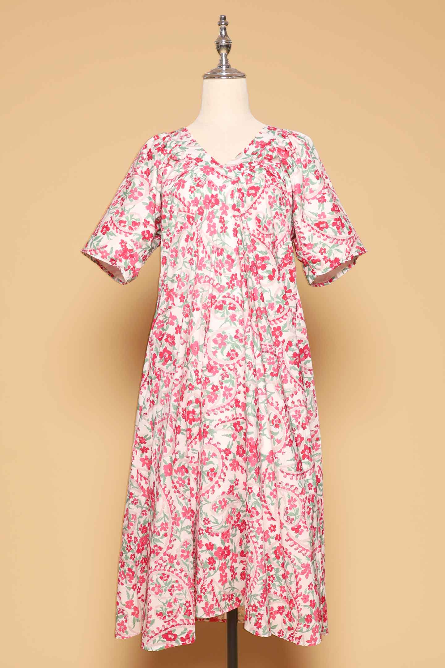 PO - Whitney V Dress in Ru Yi