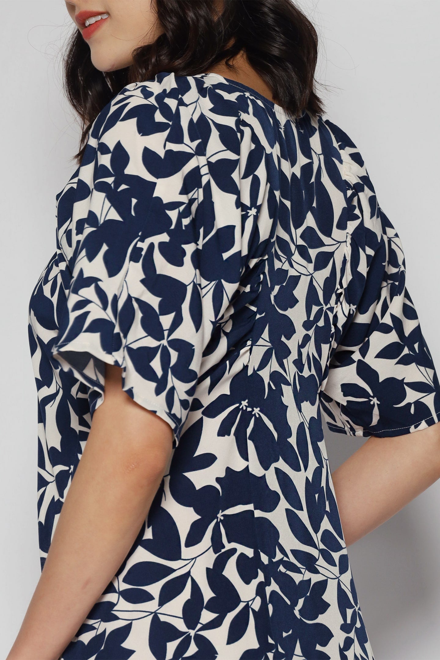 Whitney V Dress in Trumpet Vine