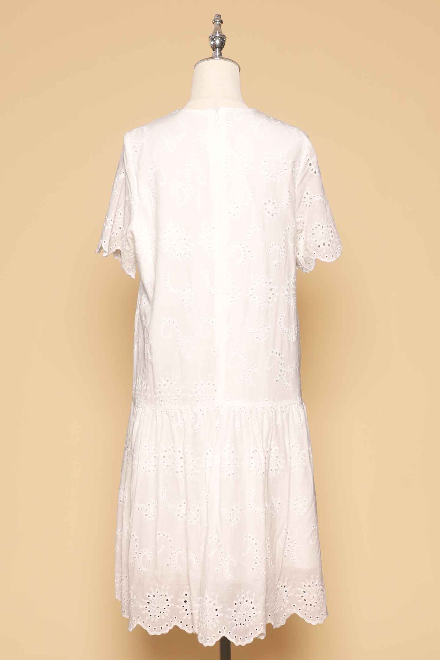 PO - Winona Dress in White Crochet