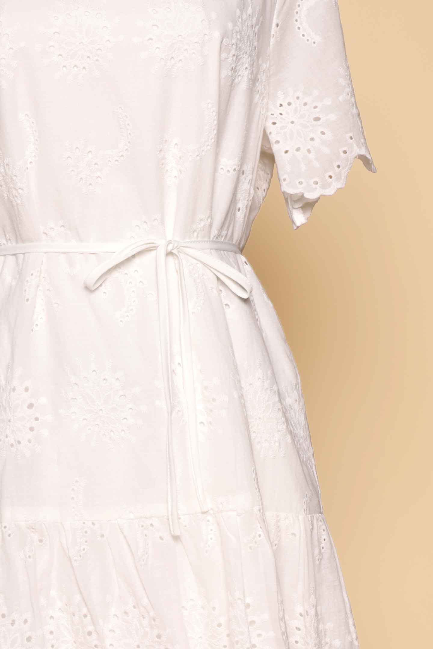 PO - Winona Dress in White Crochet