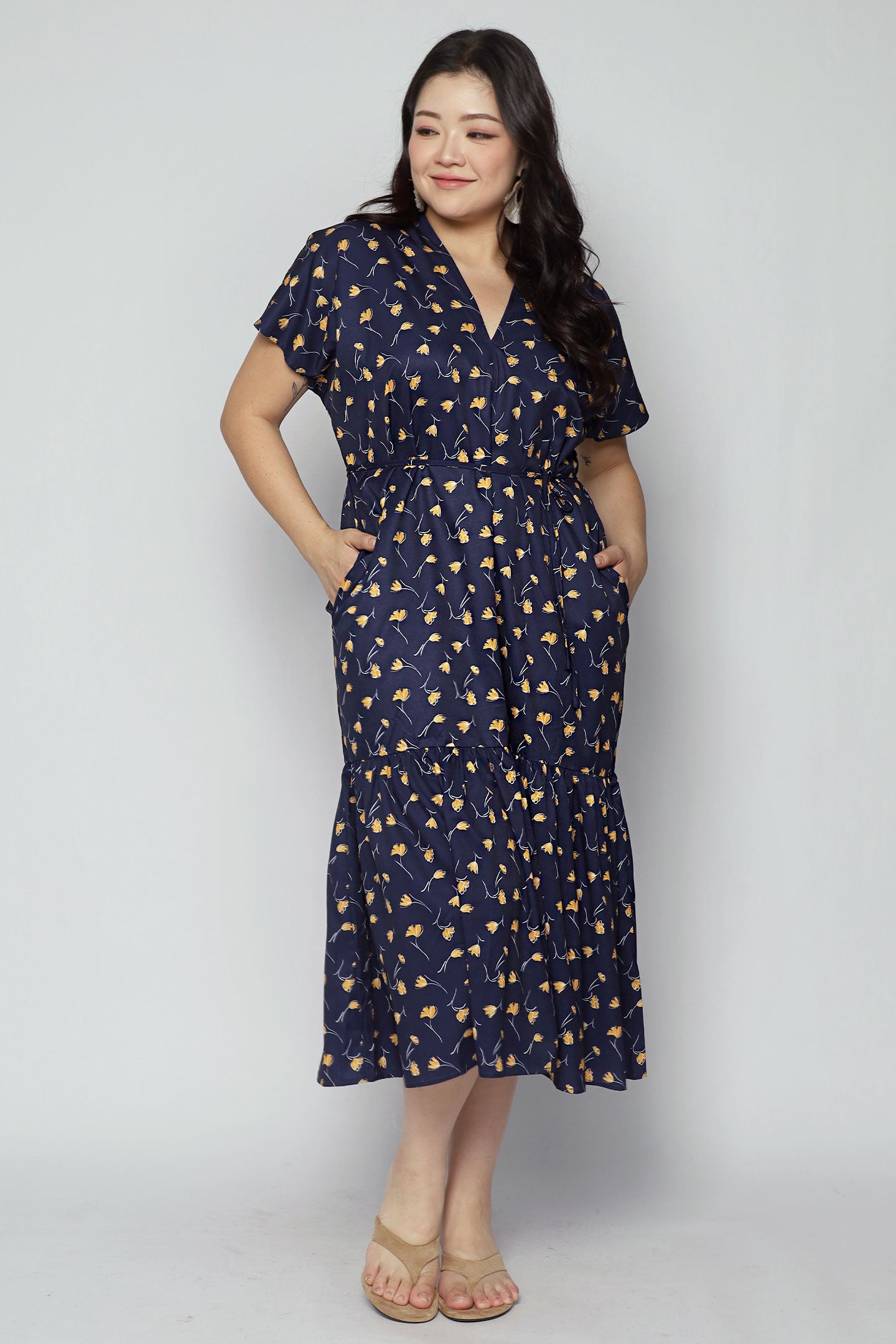 Wonda Dress in Golden Ginkgo