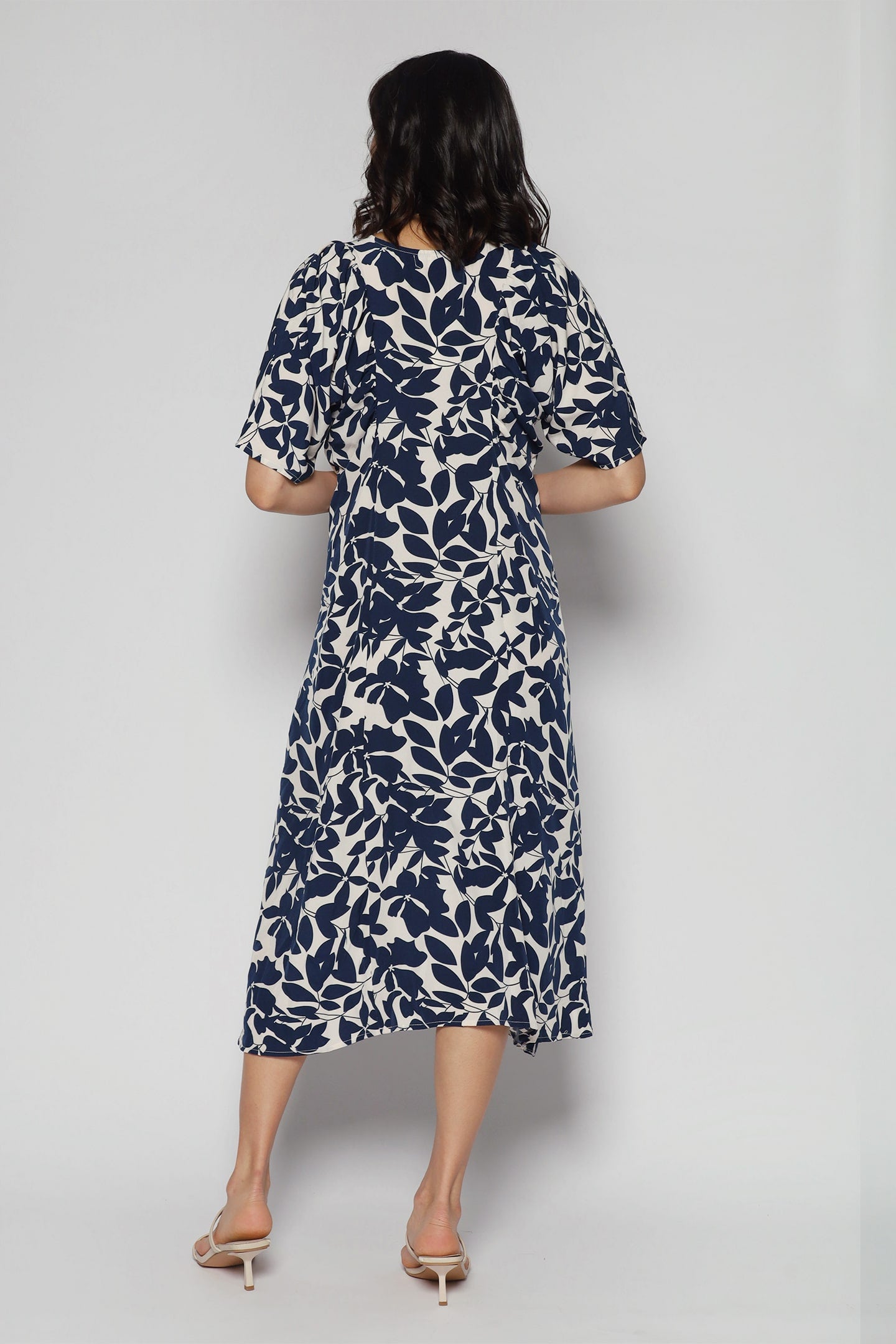 Whitney V Dress in Trumpet Vine