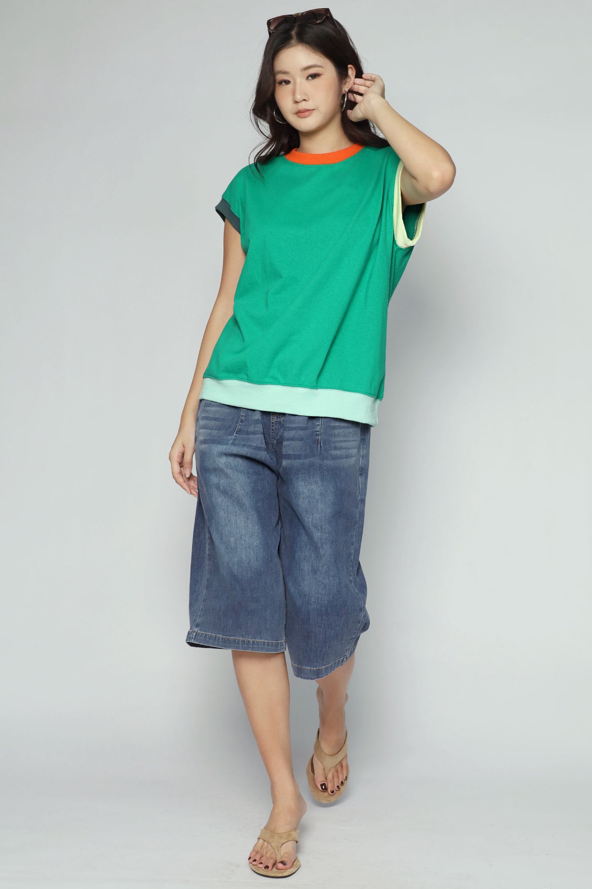 Wynter Top in Green