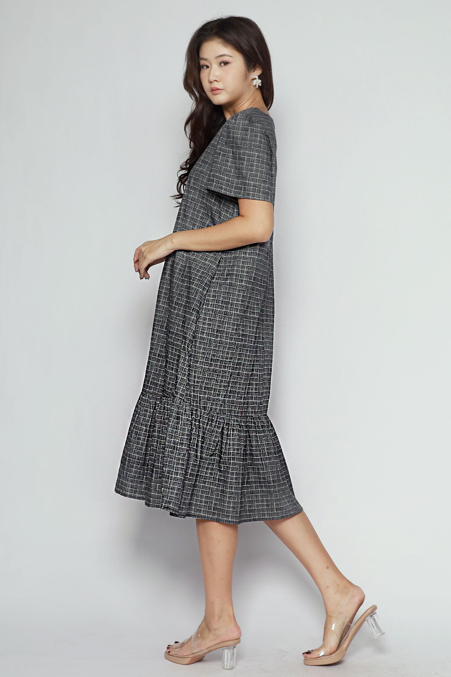 Xing Dress in City Grid