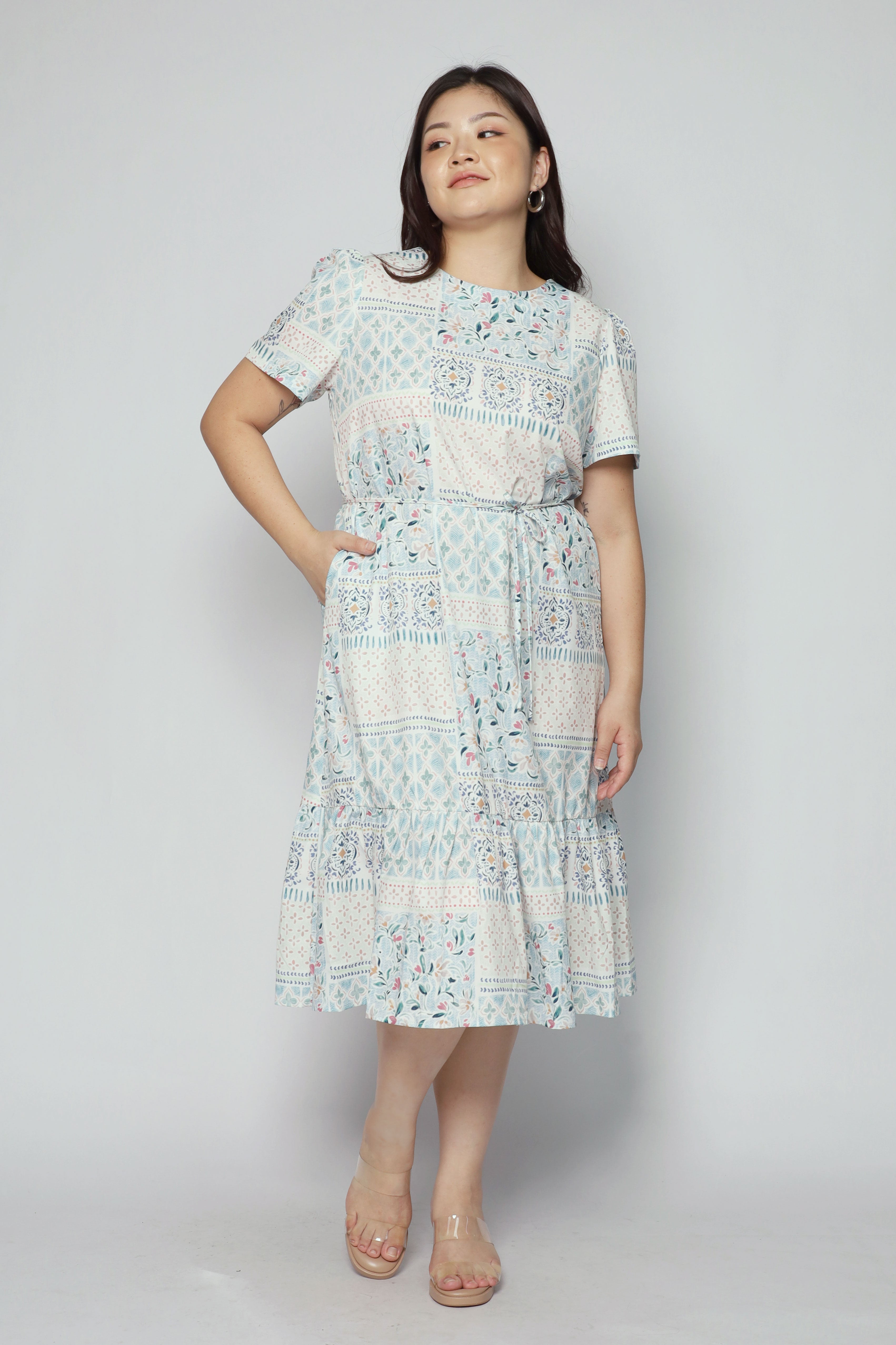 Xing Dress in Sweet Mosaic