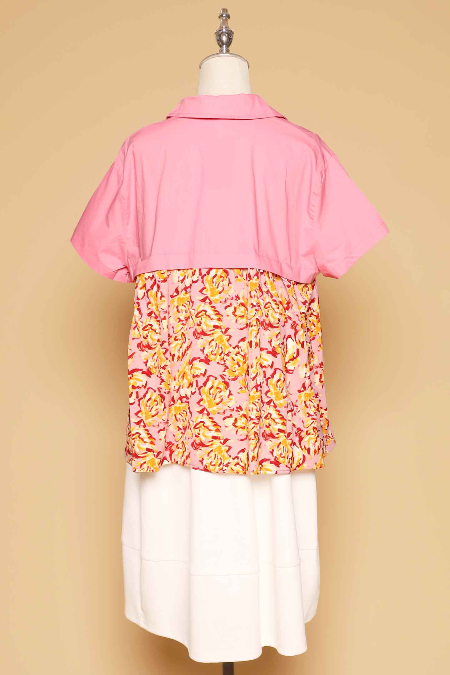 PO - Xinxin Floral Top in Pink